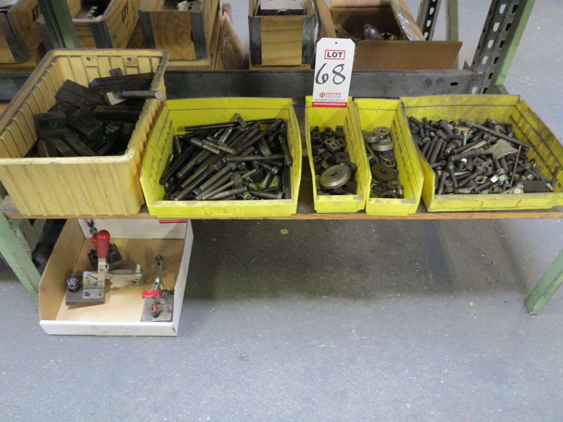 LOT - ASSORTED HOLD DOWN SUPPLIES: T-BOLTS/NUTS, ETC.