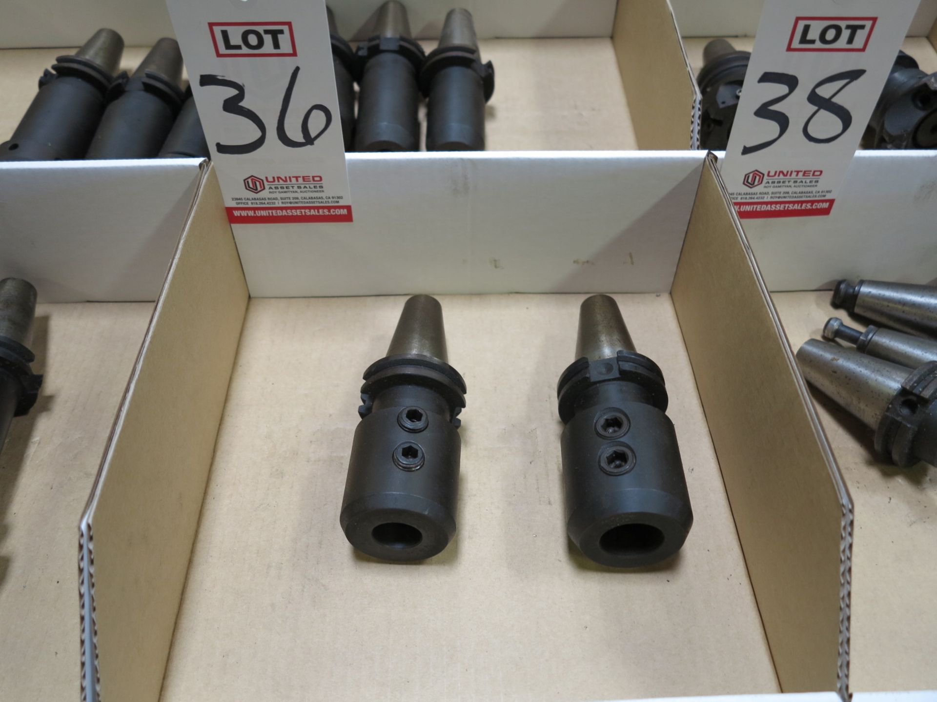 LOT - (2) 40-TAPER TOOL HOLDERS