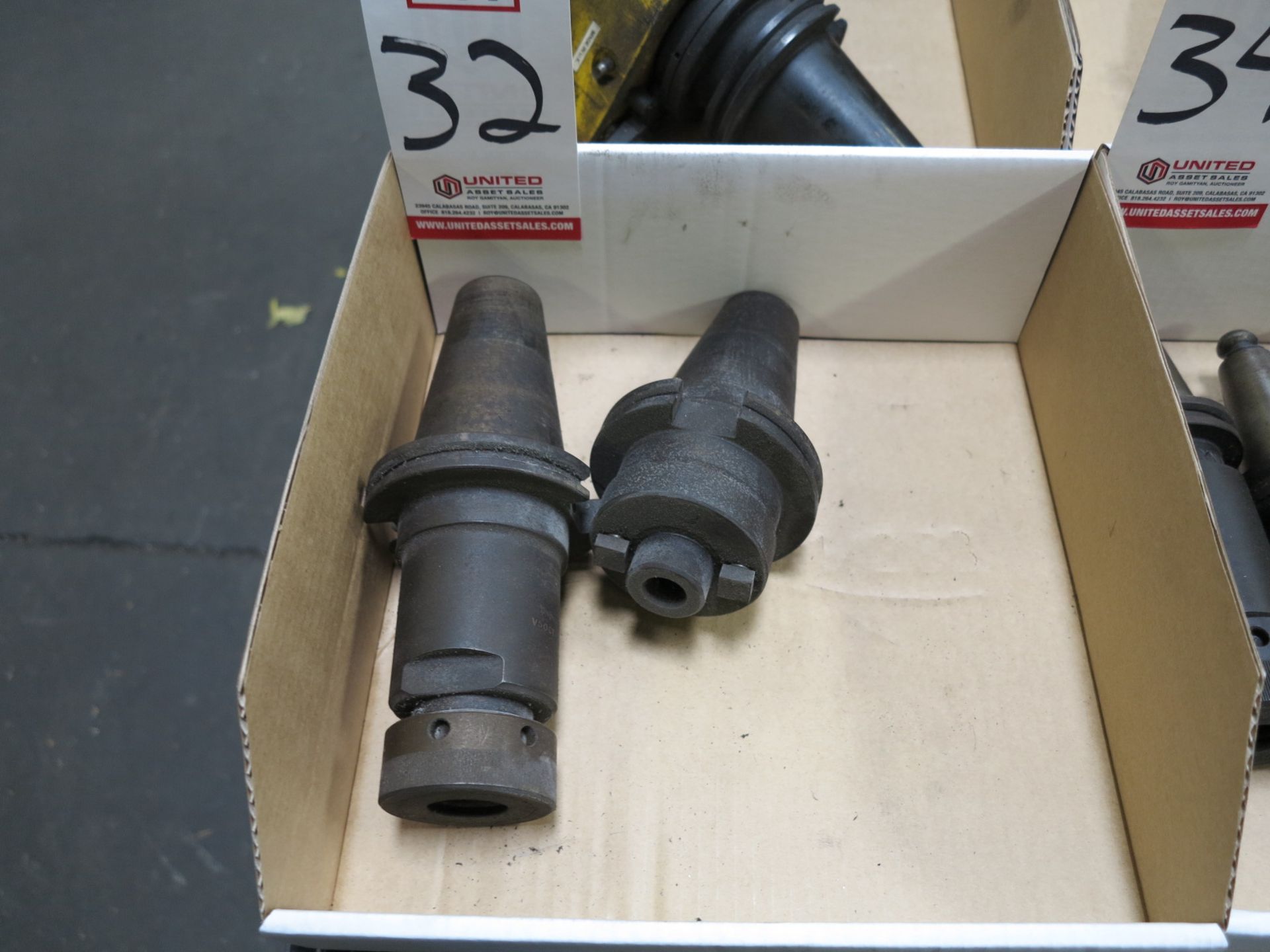 LOT - (2) 50-TAPER TOOL HOLDERS