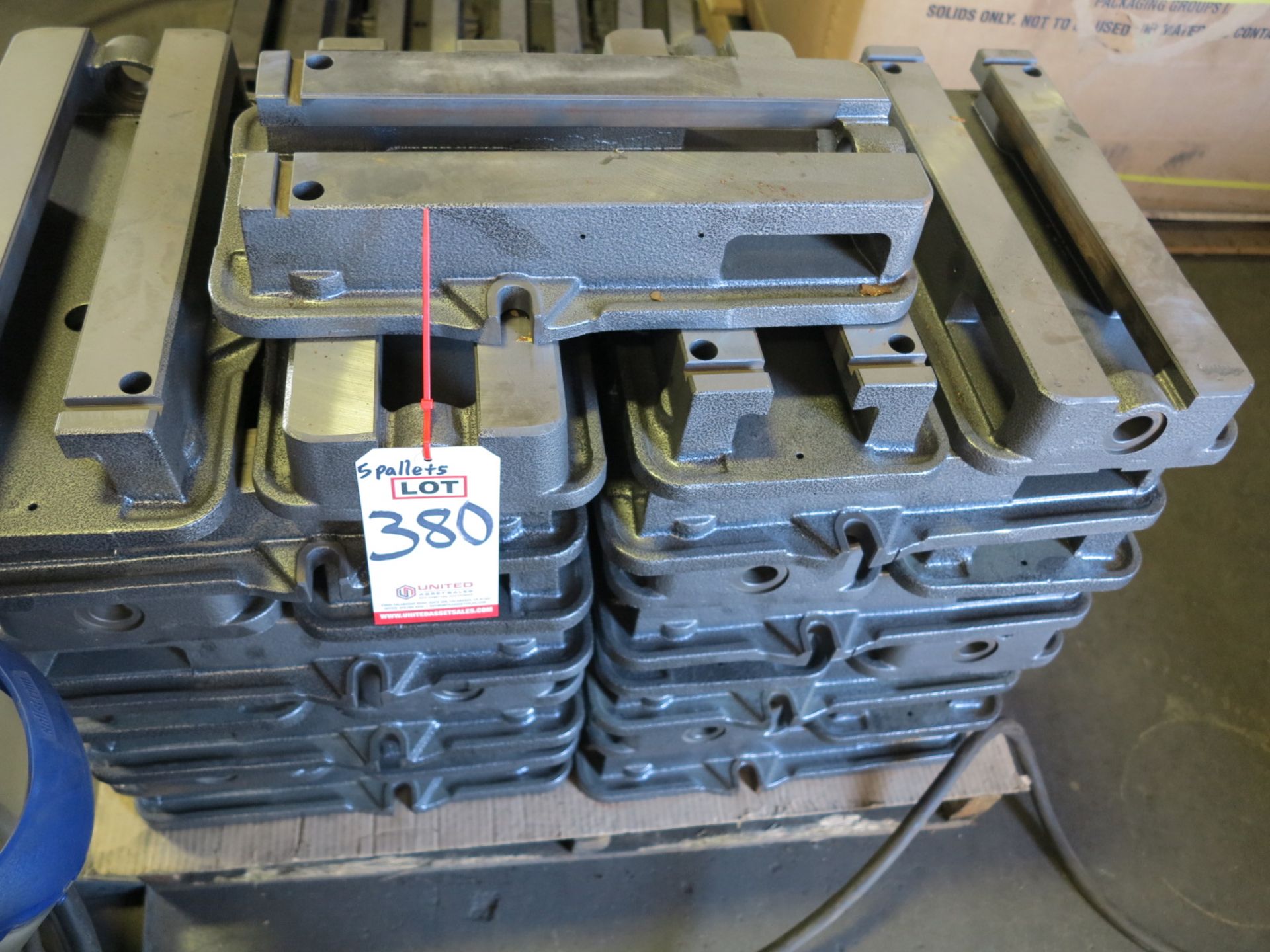 LOT - APPROX. (4-1/2) PALLETS OF VISE PARTS