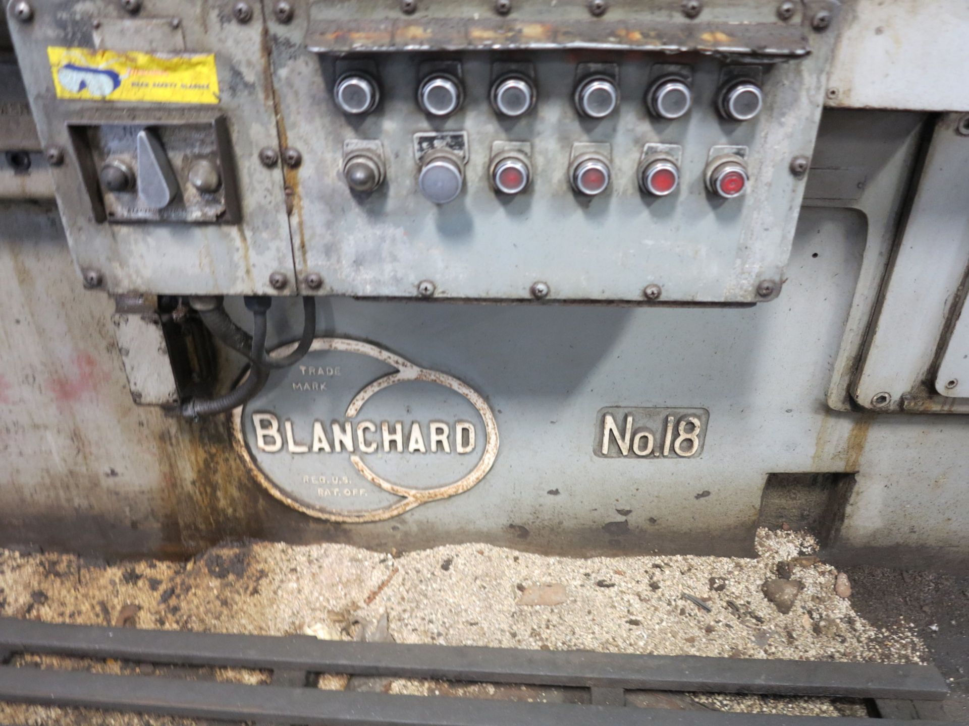 BLANCHARD NO. 18 ROTARY SURFACE GRINDER, 42" DIA. MAGNETIC CHUCK TABLE, NEUTROFIER MAGNETIC CHUCK - Image 7 of 7