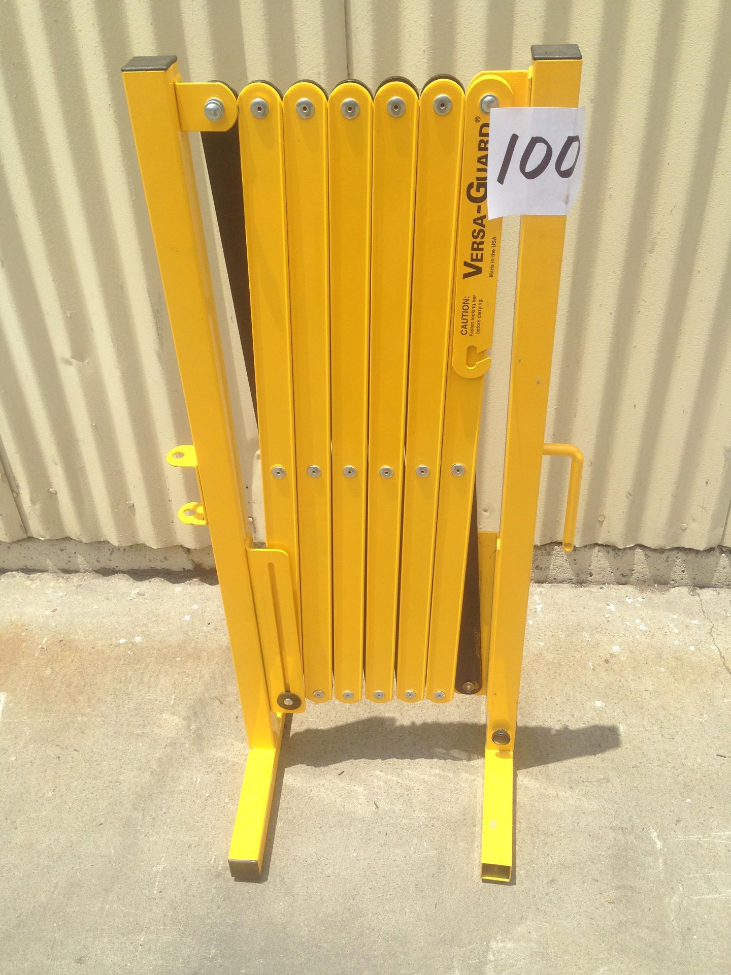 VERSA-GUARD FOLDING PORTABLE GATE, 8' - Image 2 of 2