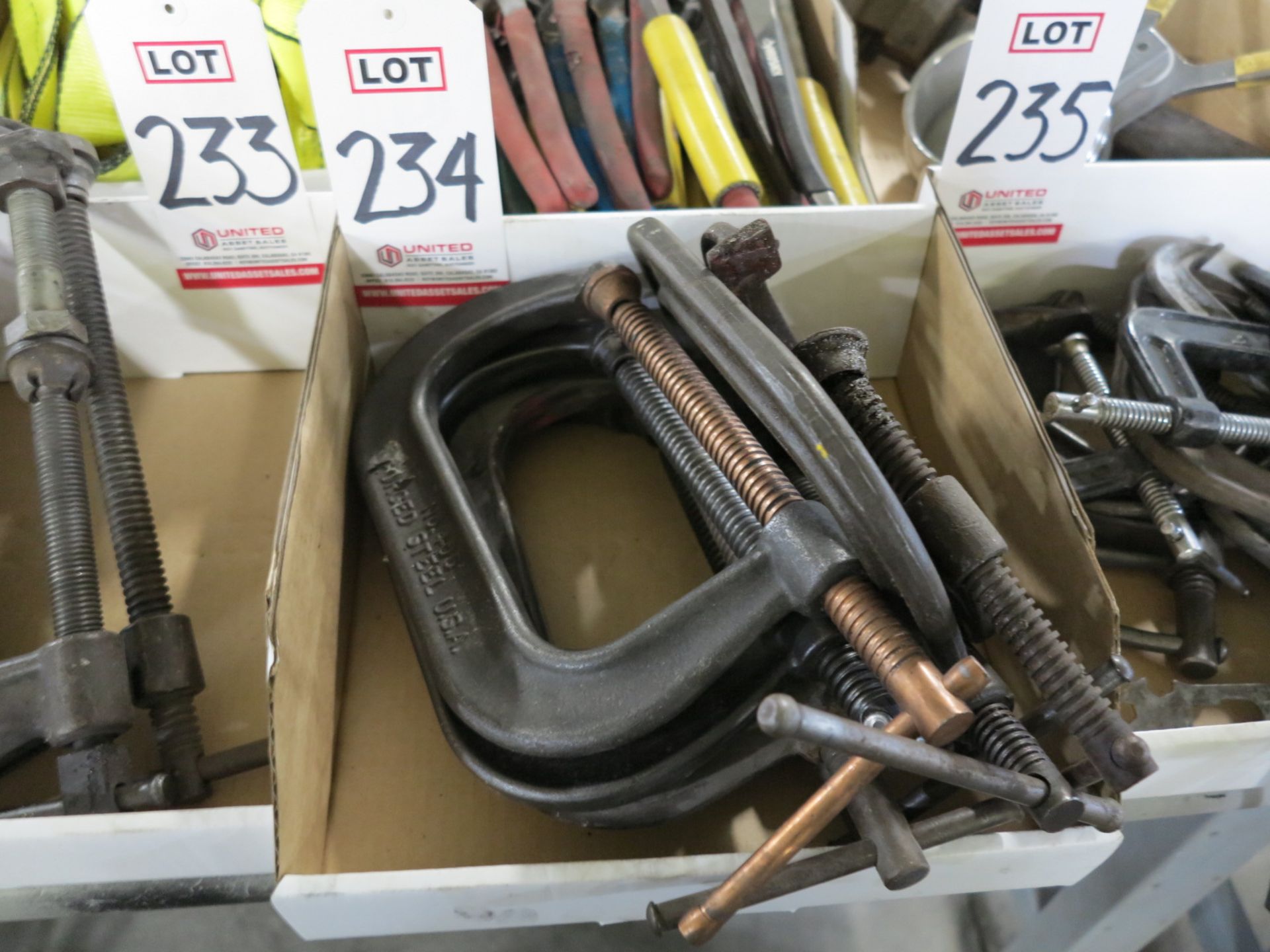 LOT - INDUSTRIAL C CLAMPS