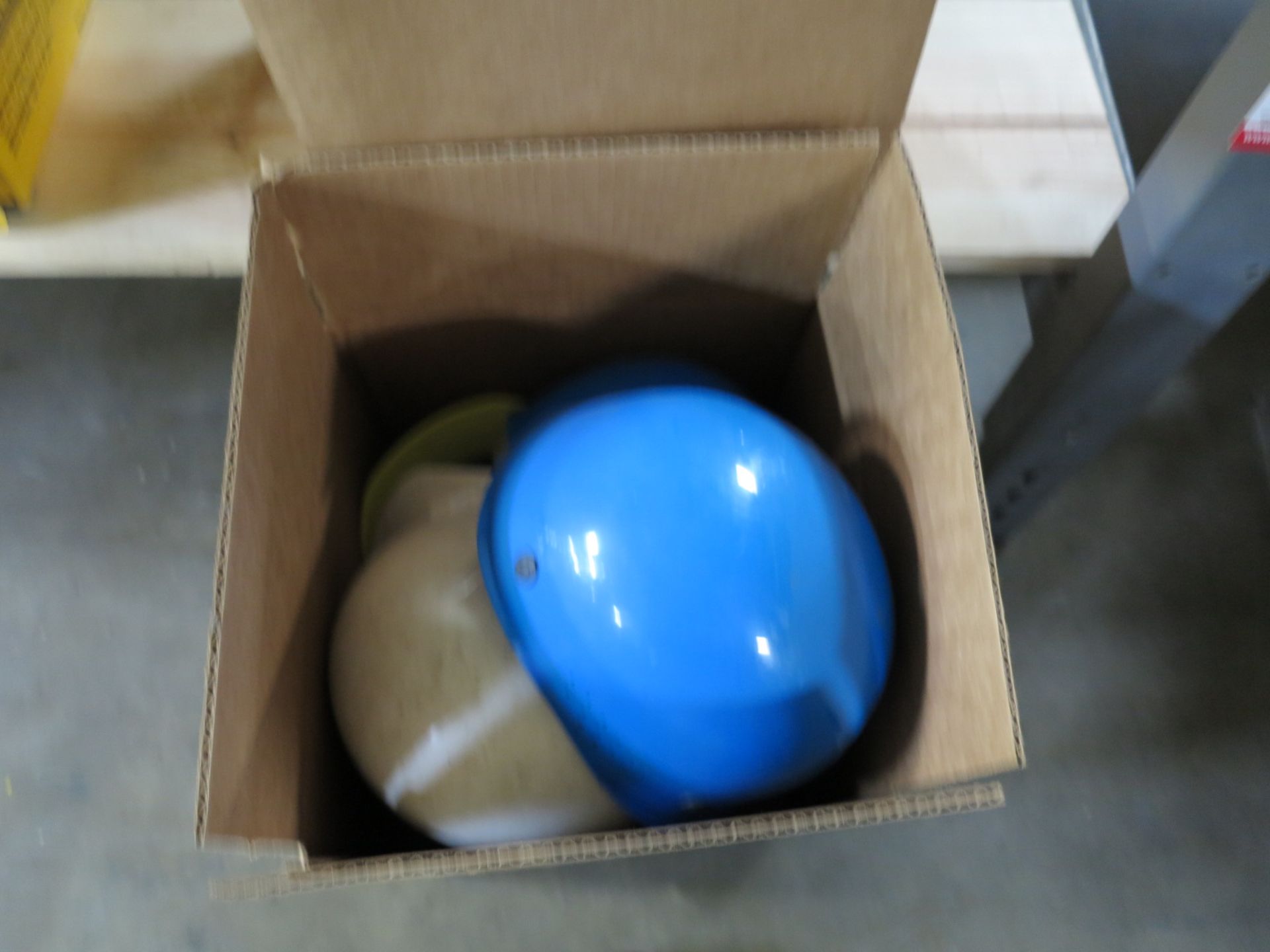 LOT - (4) BOXES OF HARD HATS