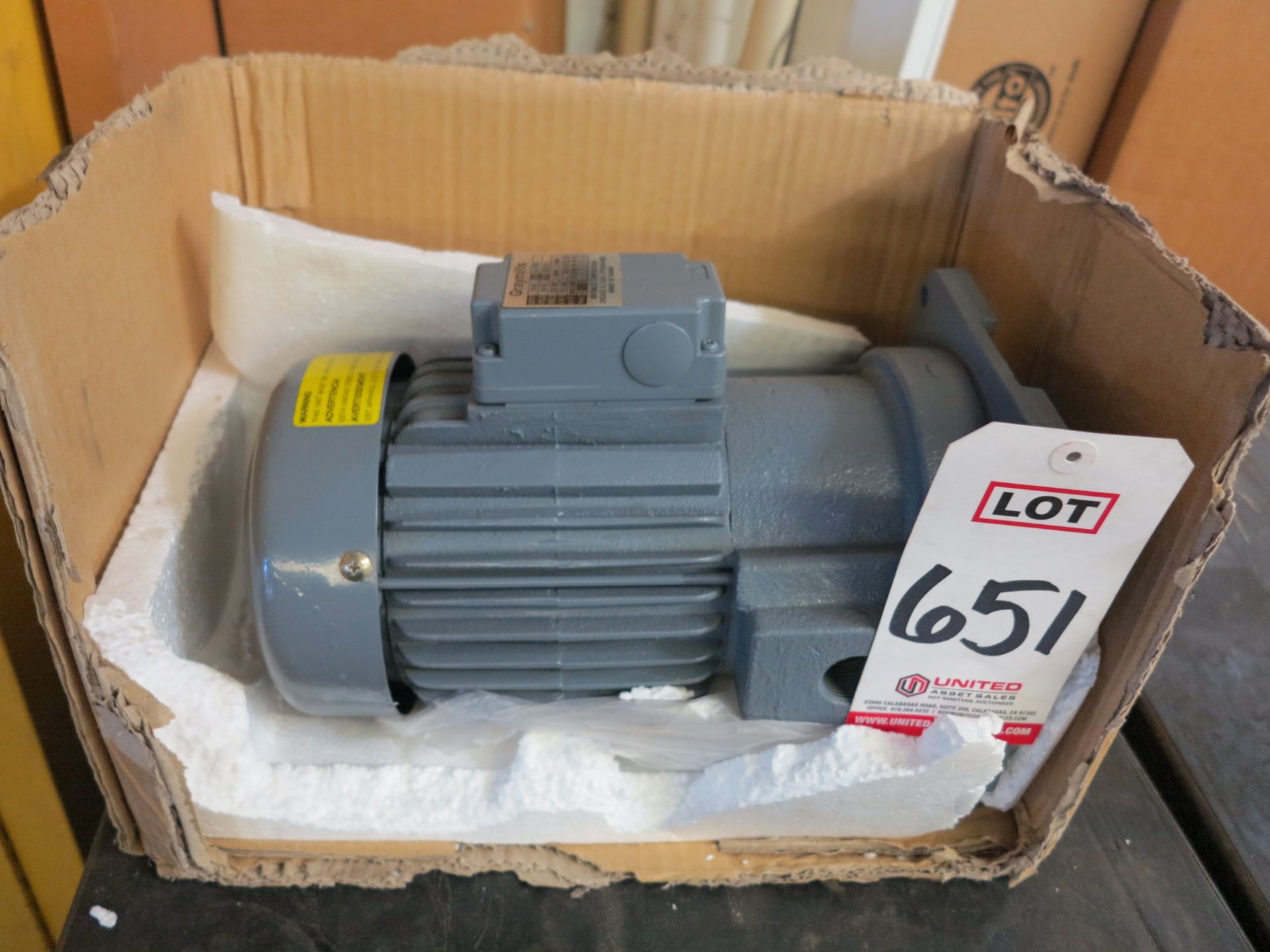 GRAYMILLS 1/2 HP ELECTRIC MOTOR, TYPE: IMS50-F, 230/460V, 2850/3400 RPM, 3-PHASE