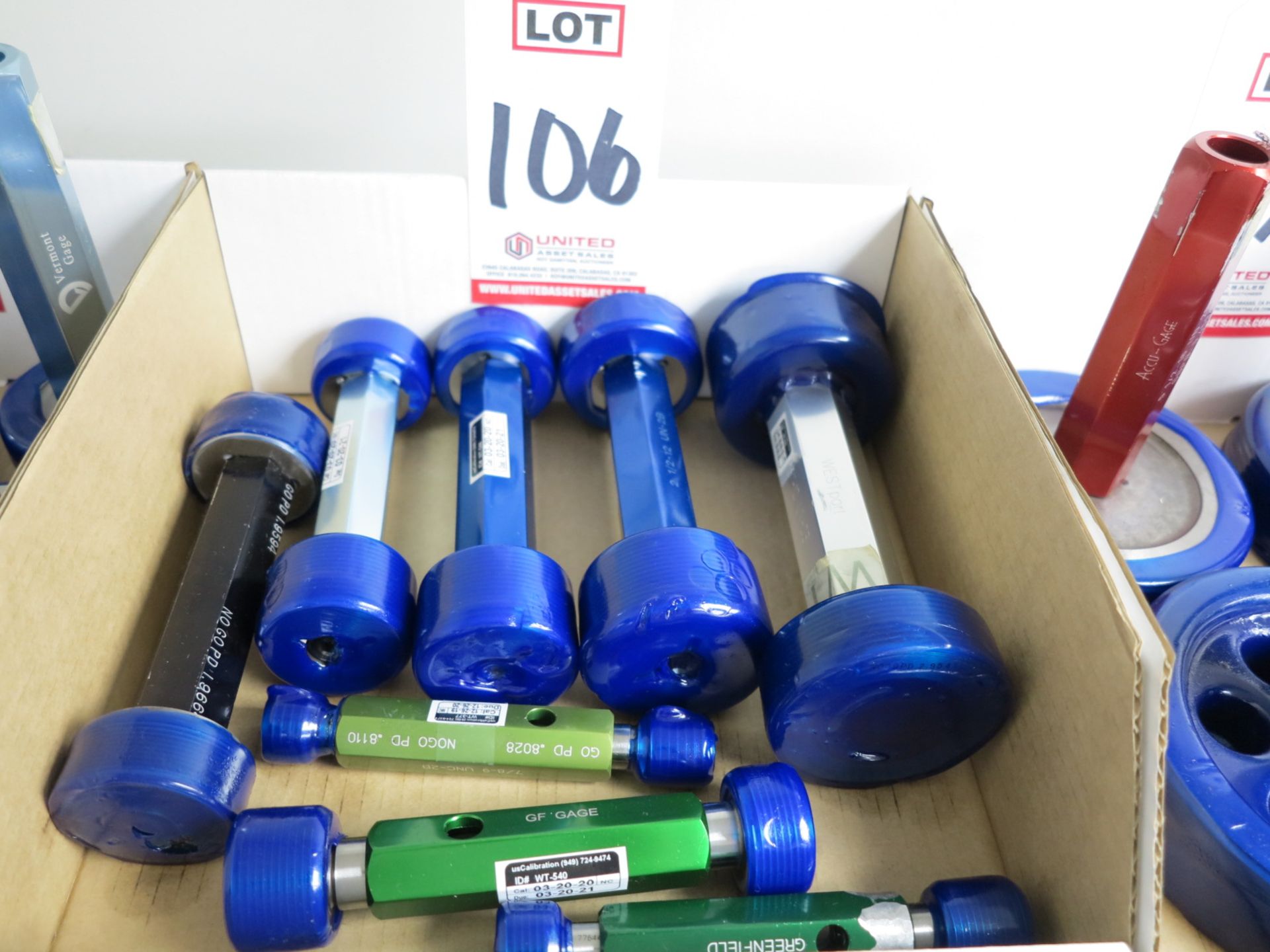 LOT - GO/NO-GO THREAD GAGES