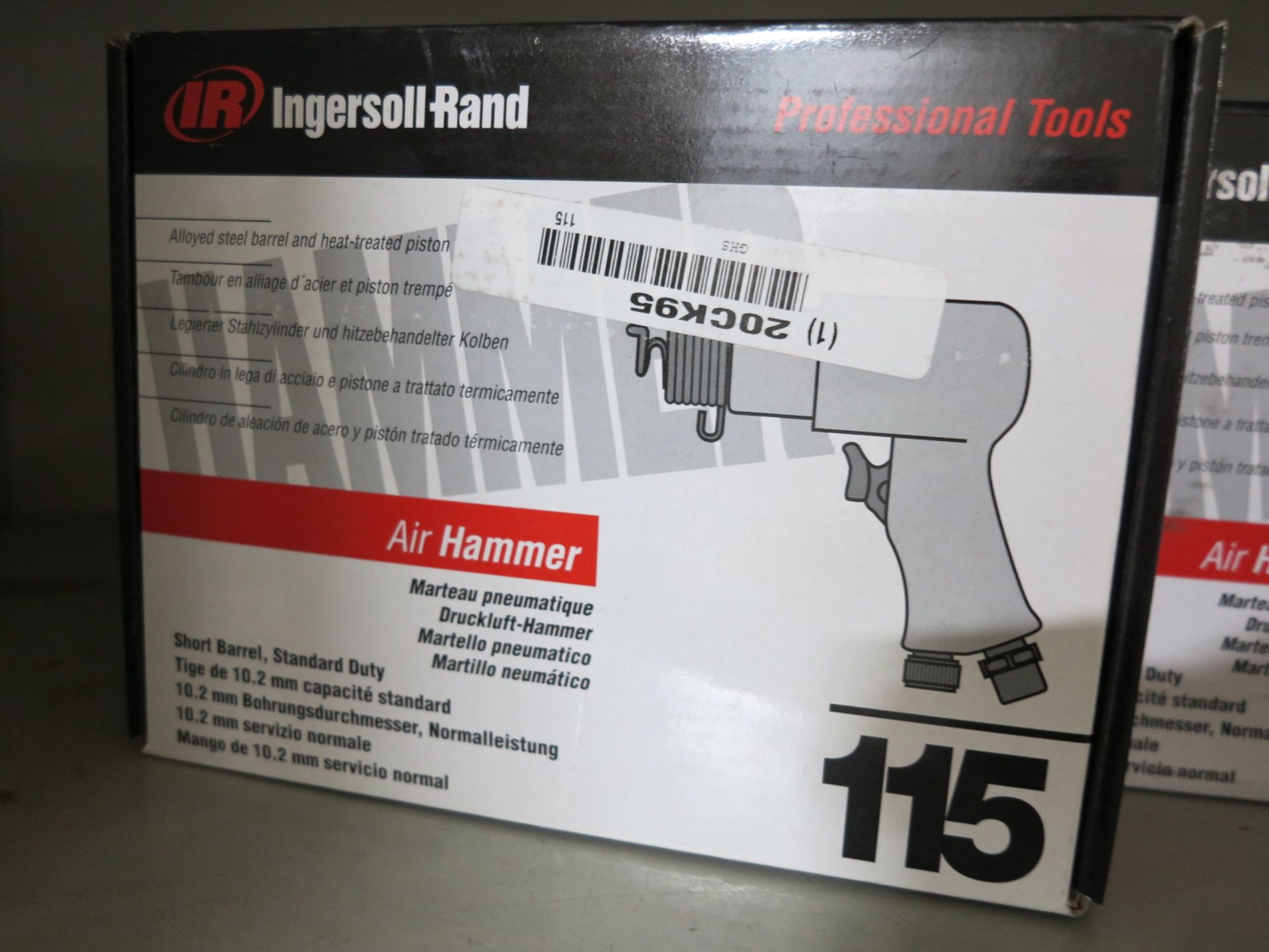 LOT - (3) INGERSOLL-RAND AIR HAMMERS, MODEL 115 - Image 2 of 2