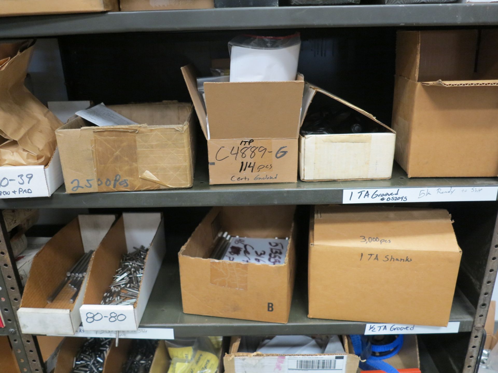 LOT - CONTENTS ONLY OF SHELF UNIT, TO INCLUDE: FASTENERS, TOOLING, ETC. - Image 3 of 4