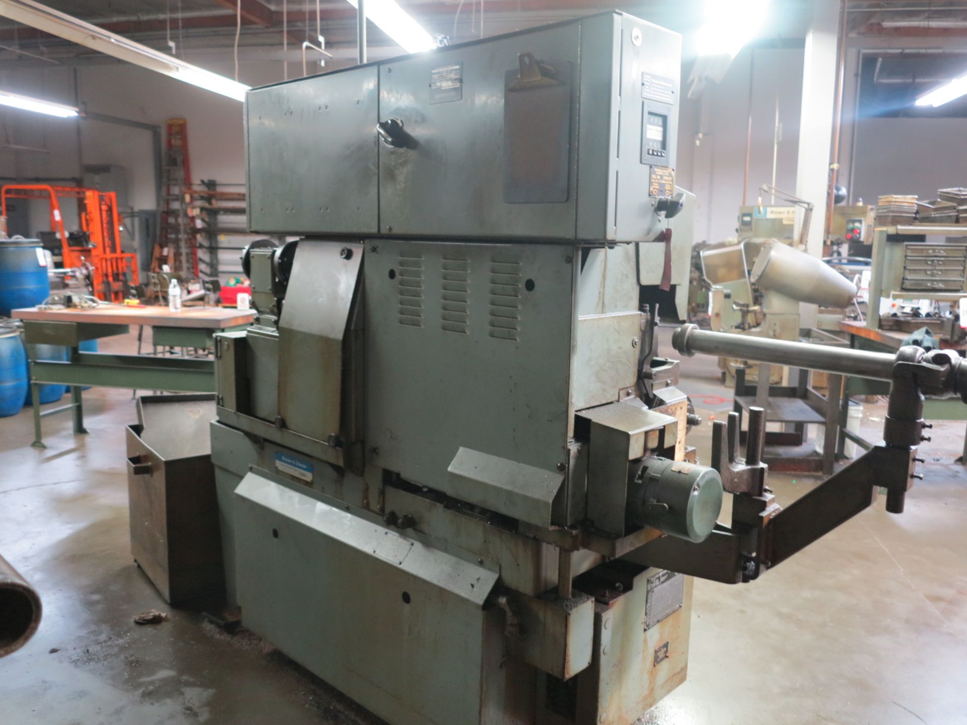 BROWN & SHARPE ULTRAMATIC R/S SCREW MACHINE, SINGLE SPINDLE, S/N 542-2-9252, W/ FEEDER TUBE - Image 4 of 4