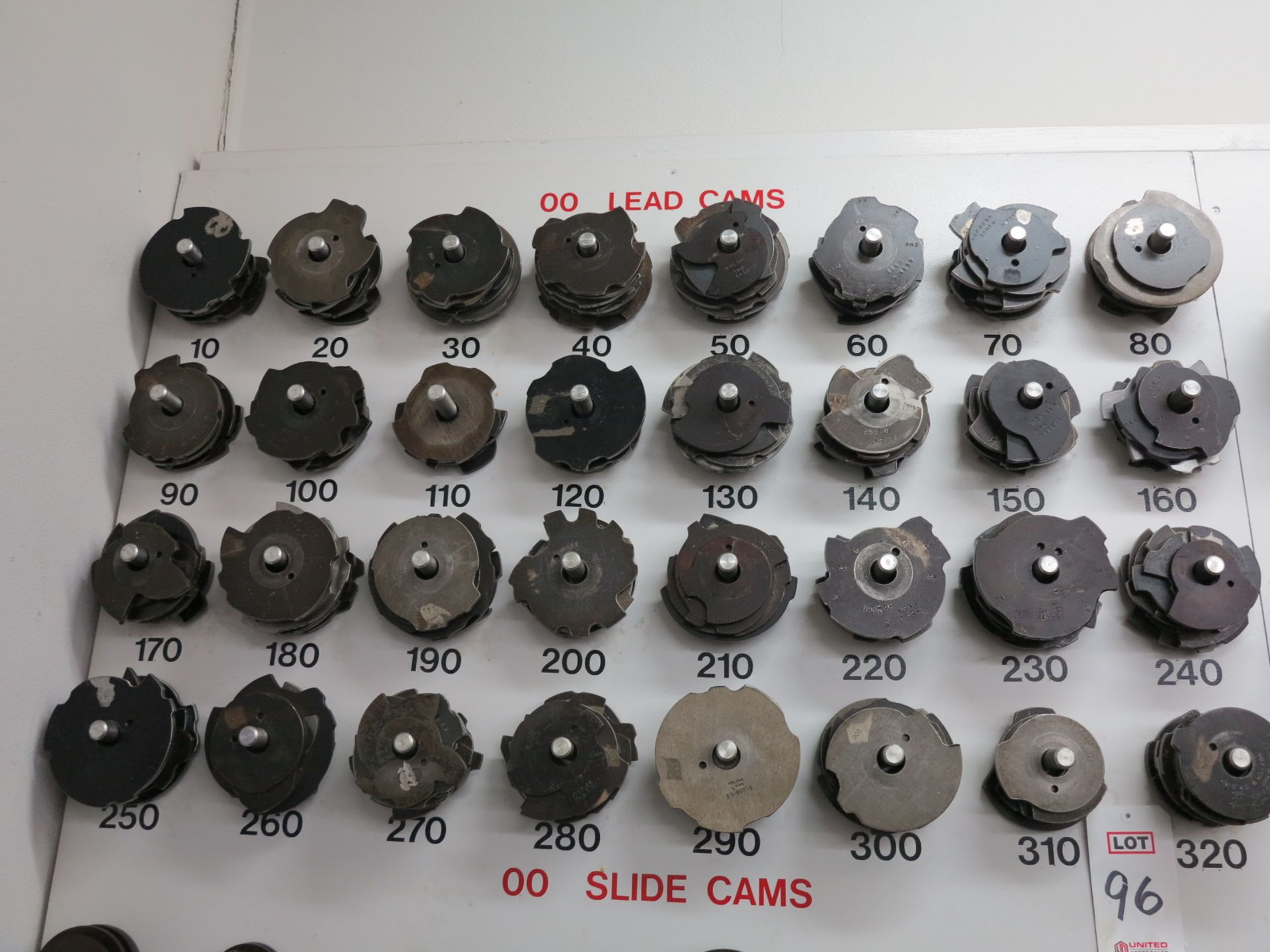 LOT - LARGE QUANTITY OF #00 MACHINE CAMS