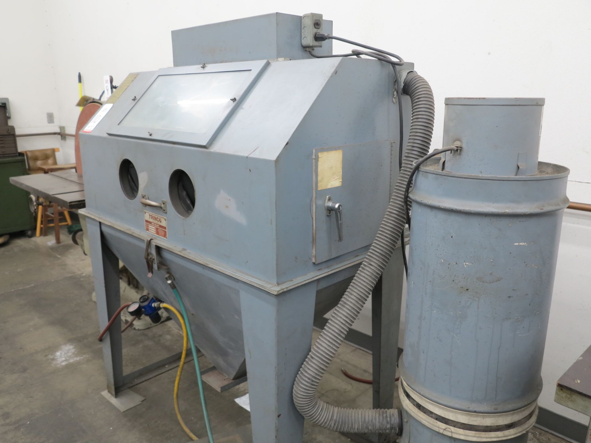 TRINCO BLAST CABINET, W/ DUST COLLECTOR - Image 2 of 2