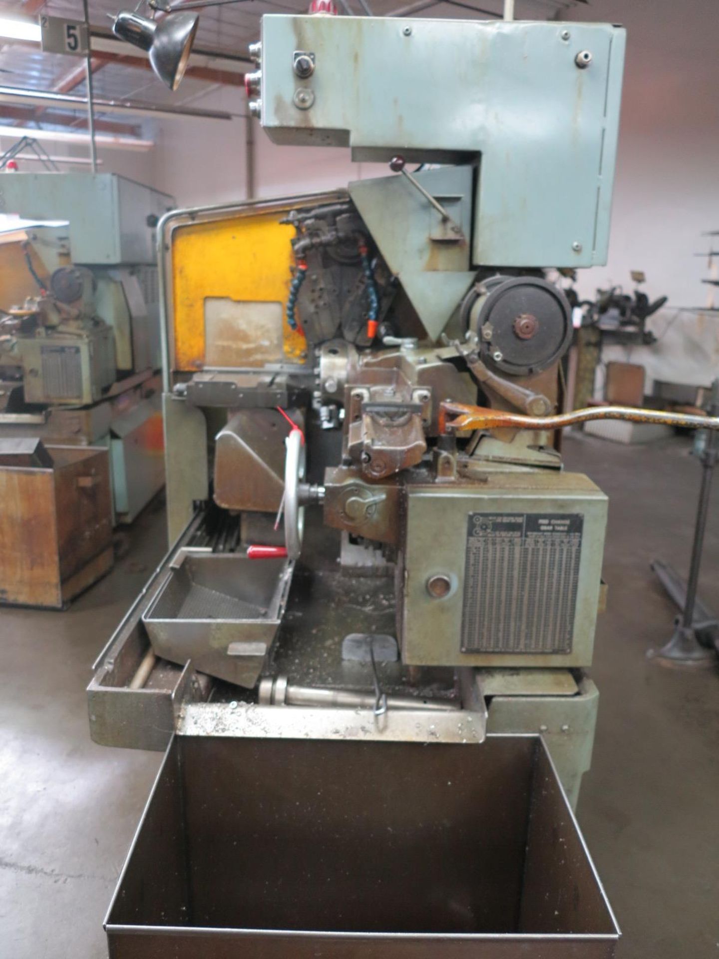 BROWN & SHARPE ULTRAMATIC R/S SCREW MACHINE, SINGLE SPINDLE, S/N 542-2-9247, W/ FEEDER TUBE - Image 3 of 6