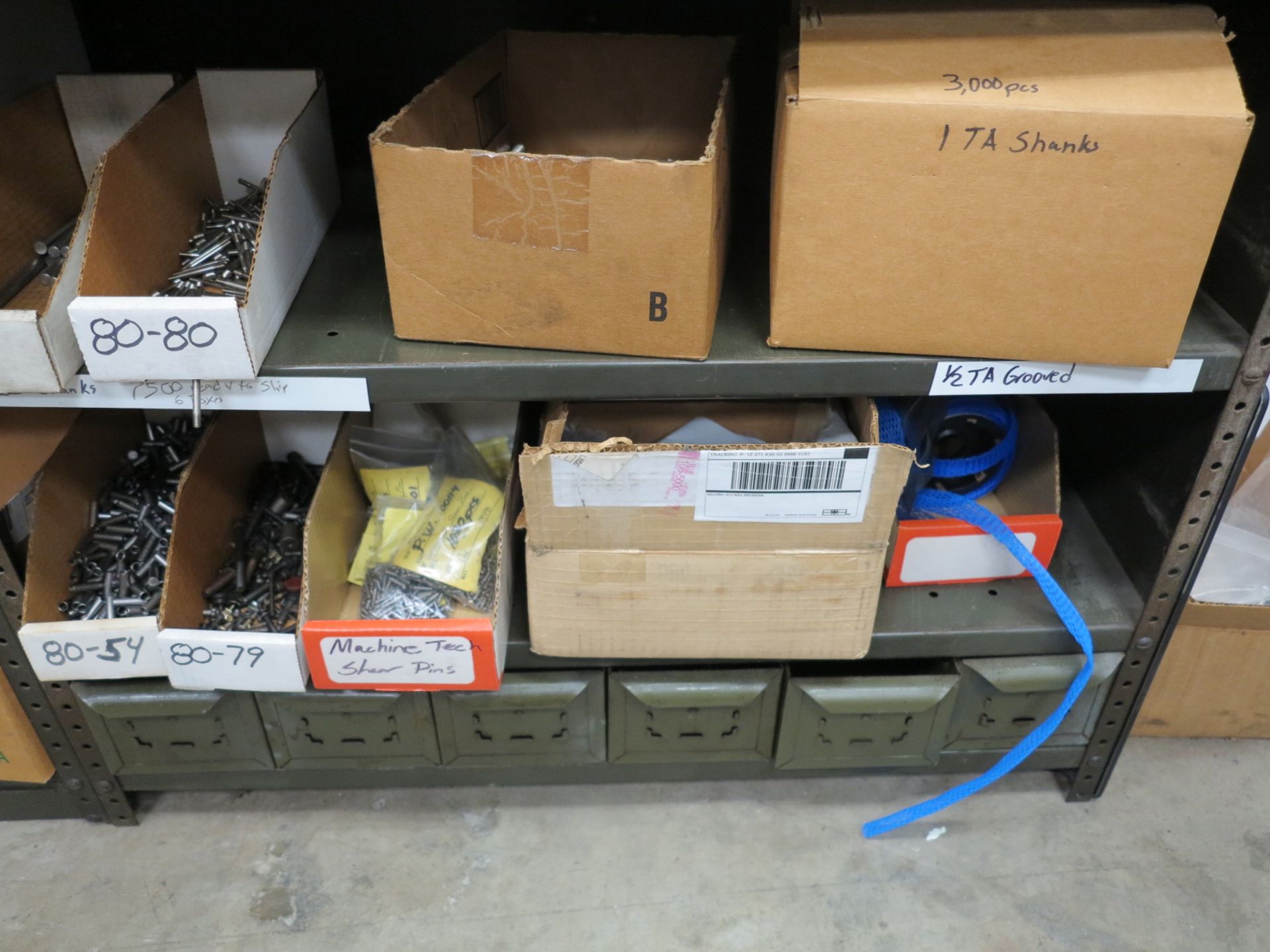 LOT - CONTENTS ONLY OF SHELF UNIT, TO INCLUDE: FASTENERS, TOOLING, ETC. - Image 2 of 4