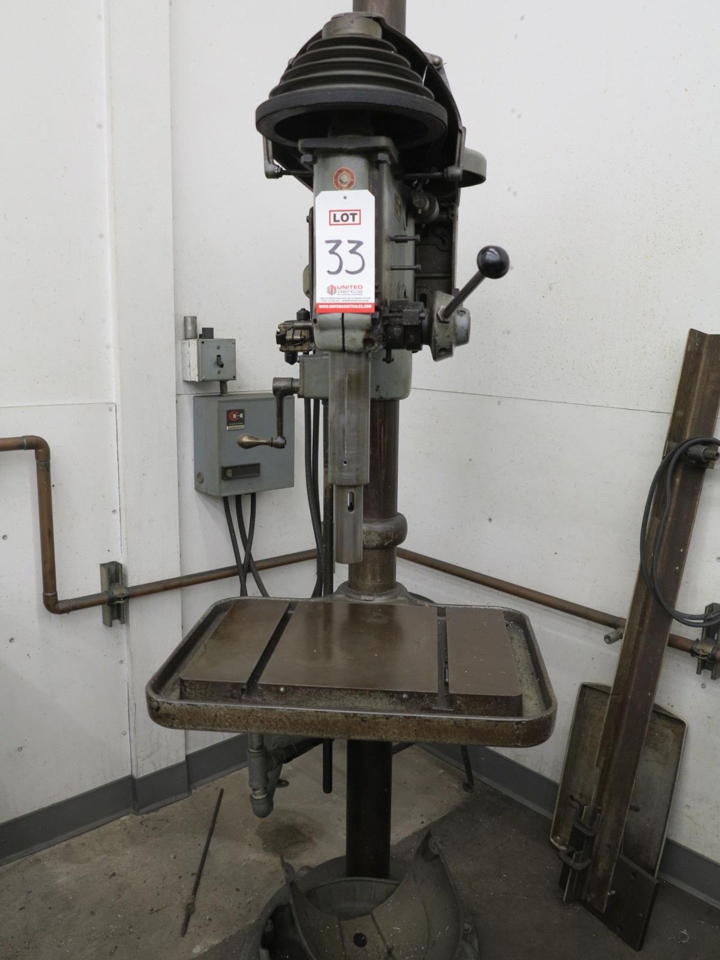 CLAUSING DRILL PRESS, MODEL 1810, S/N 002579