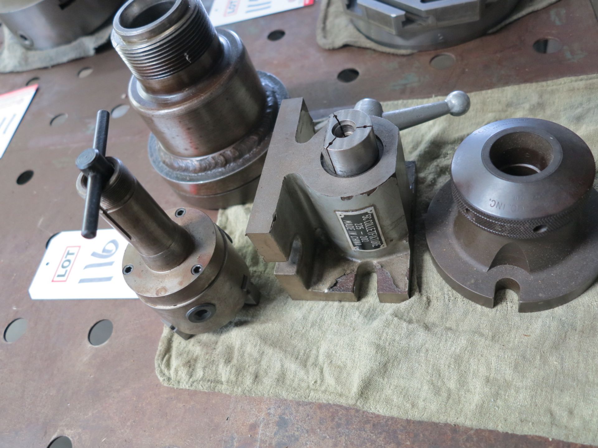 LOT - (4) MISC LATHE PARTS - Image 3 of 3