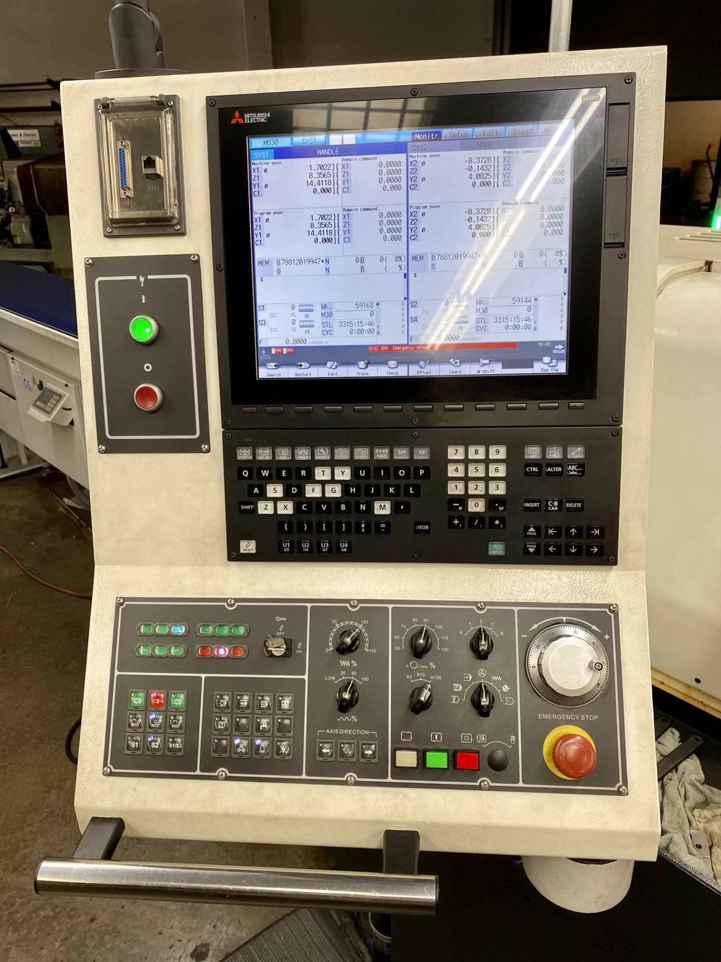 2018 GANESH GENTURN SL20Y2, 8-AXIS CNC SWISS TYPE CNC LATHE, S/N 0306, W/ 2018 EDGE TECHNOLOGIES - Image 16 of 21