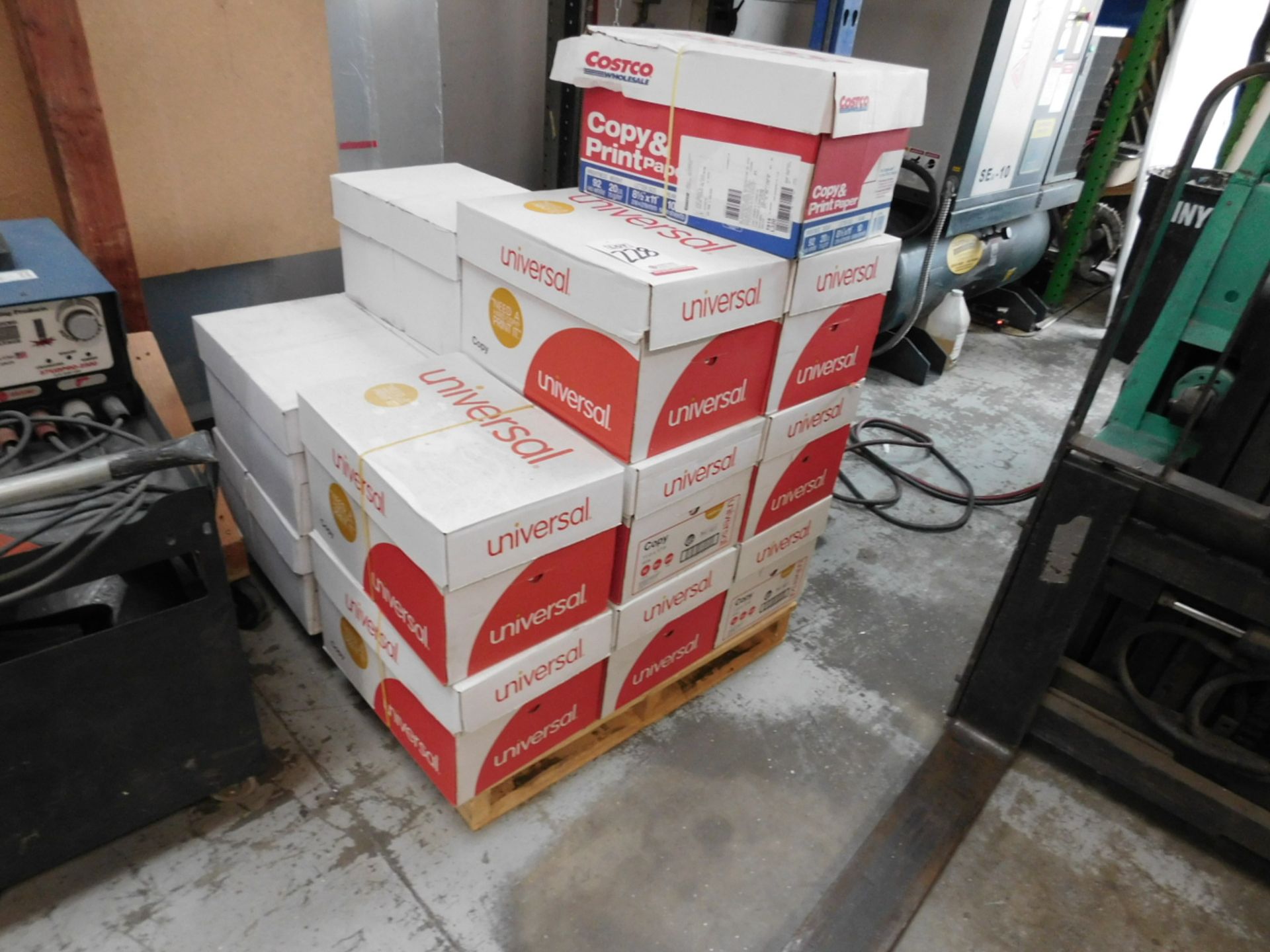 LOT - PALLET OF UNIVERSAL COPY PAPER, 11" X 17"