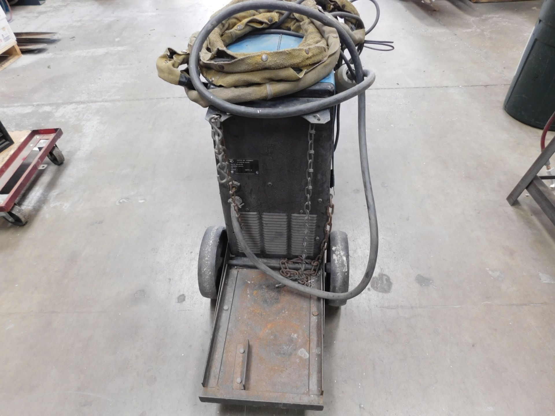 MILLER MILLERMATIC 250 CV/DC ARC WELDING POWER SOURCE/WIRE FEEDER, STOCK NO. 903291, S/N KF894033 - Image 4 of 5