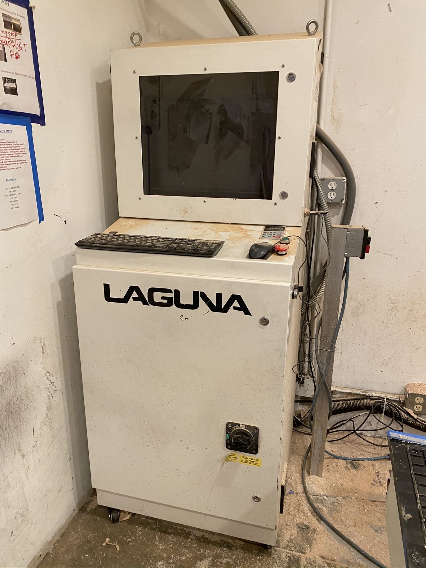 LAGUNA SMART SHOP MT CNC ROUTER, MODEL MCNC-MTSV 510, 5' X 10' VACUUM TABLE, SINGLE SPINDLE, TOOL - Image 5 of 18