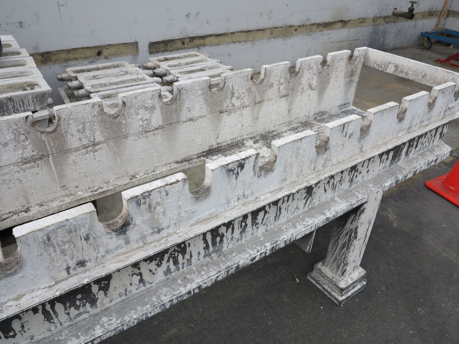 LOT - (4) PALLETS OF INGOT MOLDS AND (1) MOLD RACK - Image 2 of 6