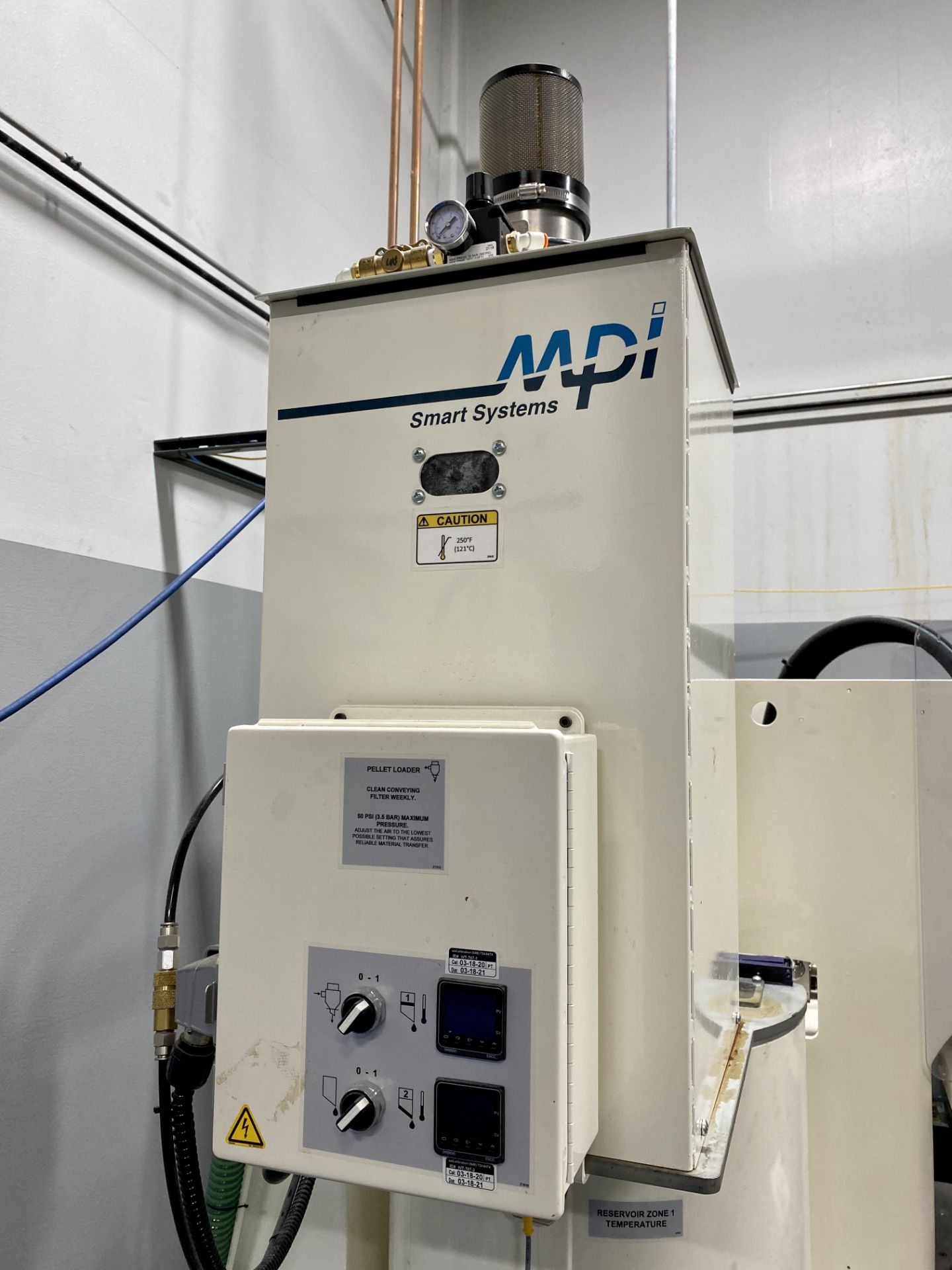 2018 MPI SYSTEMS SM 55-25-18 C FRAME WAX INJECTOR, 25 TON, MPR SMART CONTROLS II, 12" COLOR OPERATOR - Image 15 of 18