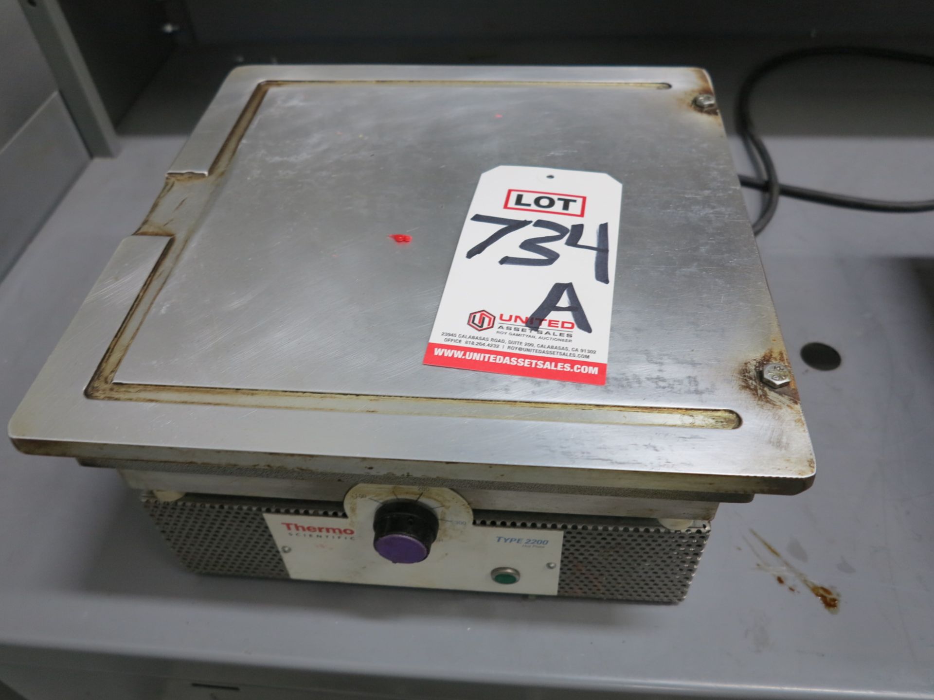 THERMO SCIENTIFIC HOT PLATE, TYPE 2200