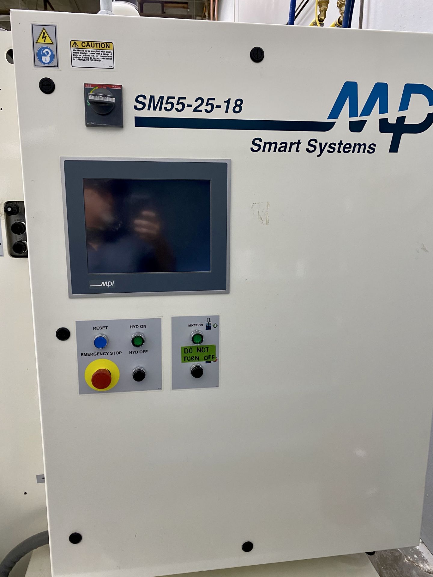 2018 MPI SYSTEMS SM 55-25-18 C FRAME WAX INJECTOR, 25 TON, MPR SMART CONTROLS II, 12" COLOR OPERATOR - Image 12 of 18