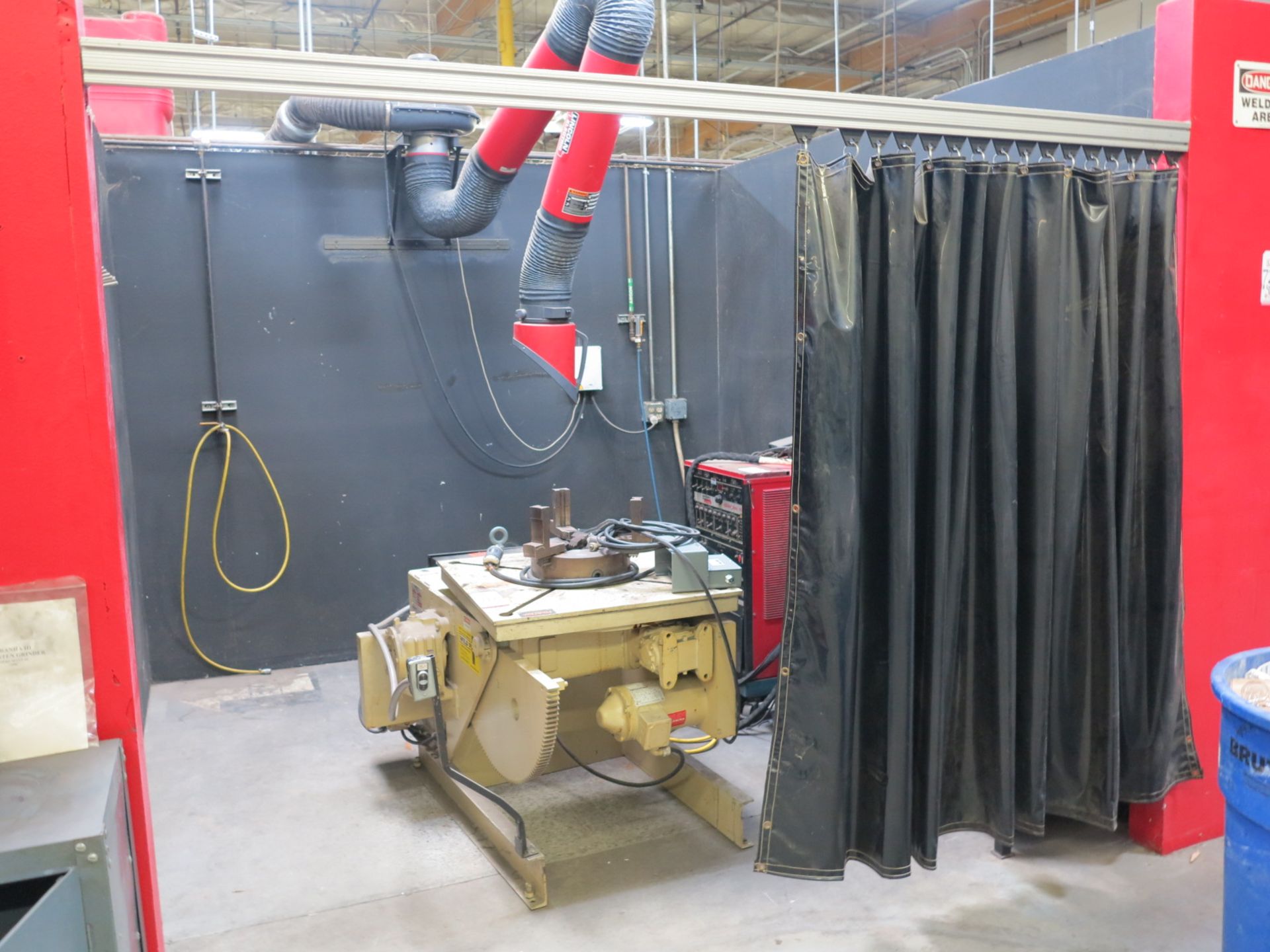 LOT - (3) WELDING CURTAIN SETS, W/ RUNNER - Image 2 of 4