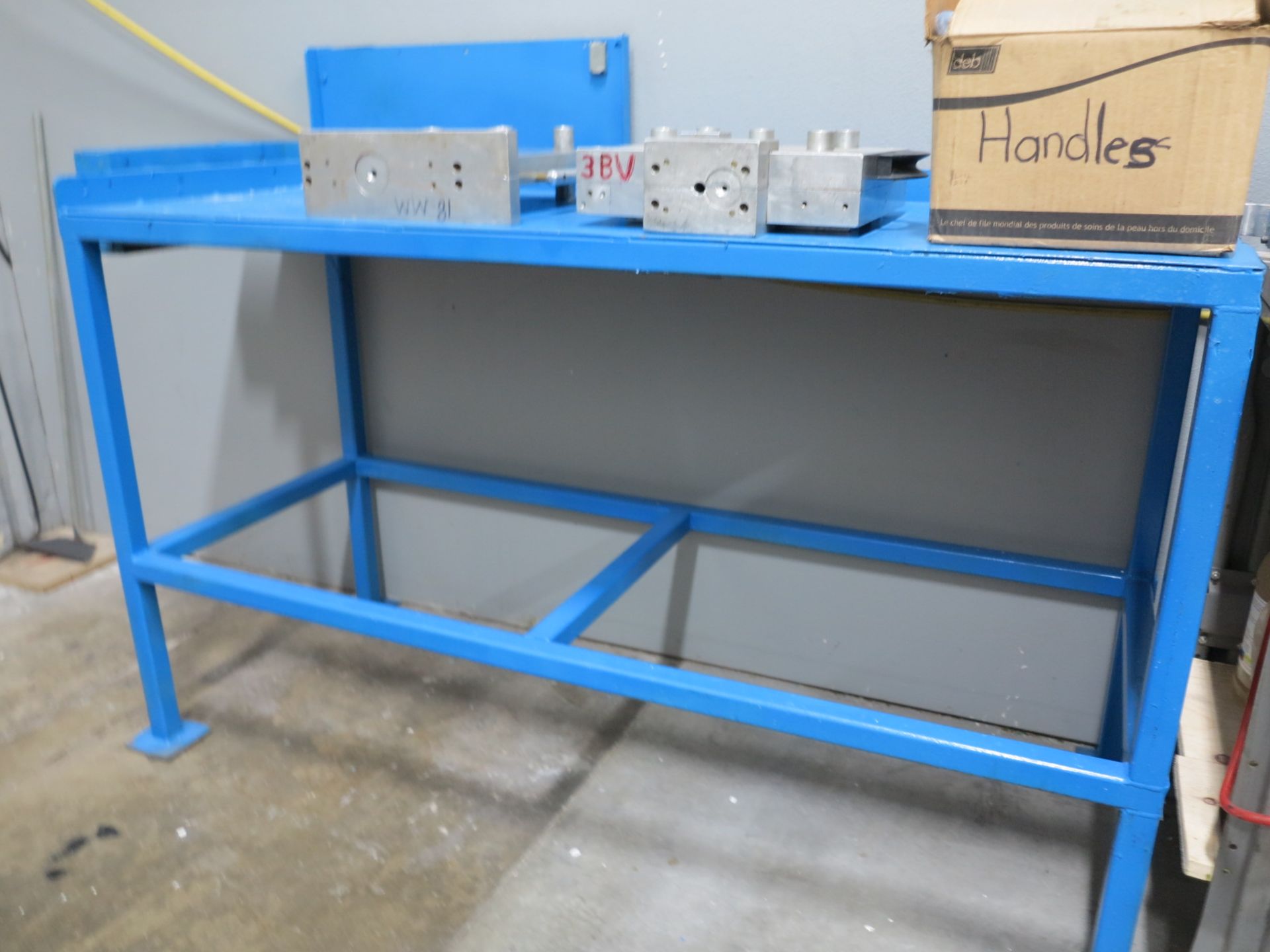 LOT - (2) WORKBENCHES: (1) 5' X 30" X 33-1/2" TALL AND (1) 60" X 24" X 36" TALL; CONTENTS NOT - Image 2 of 2