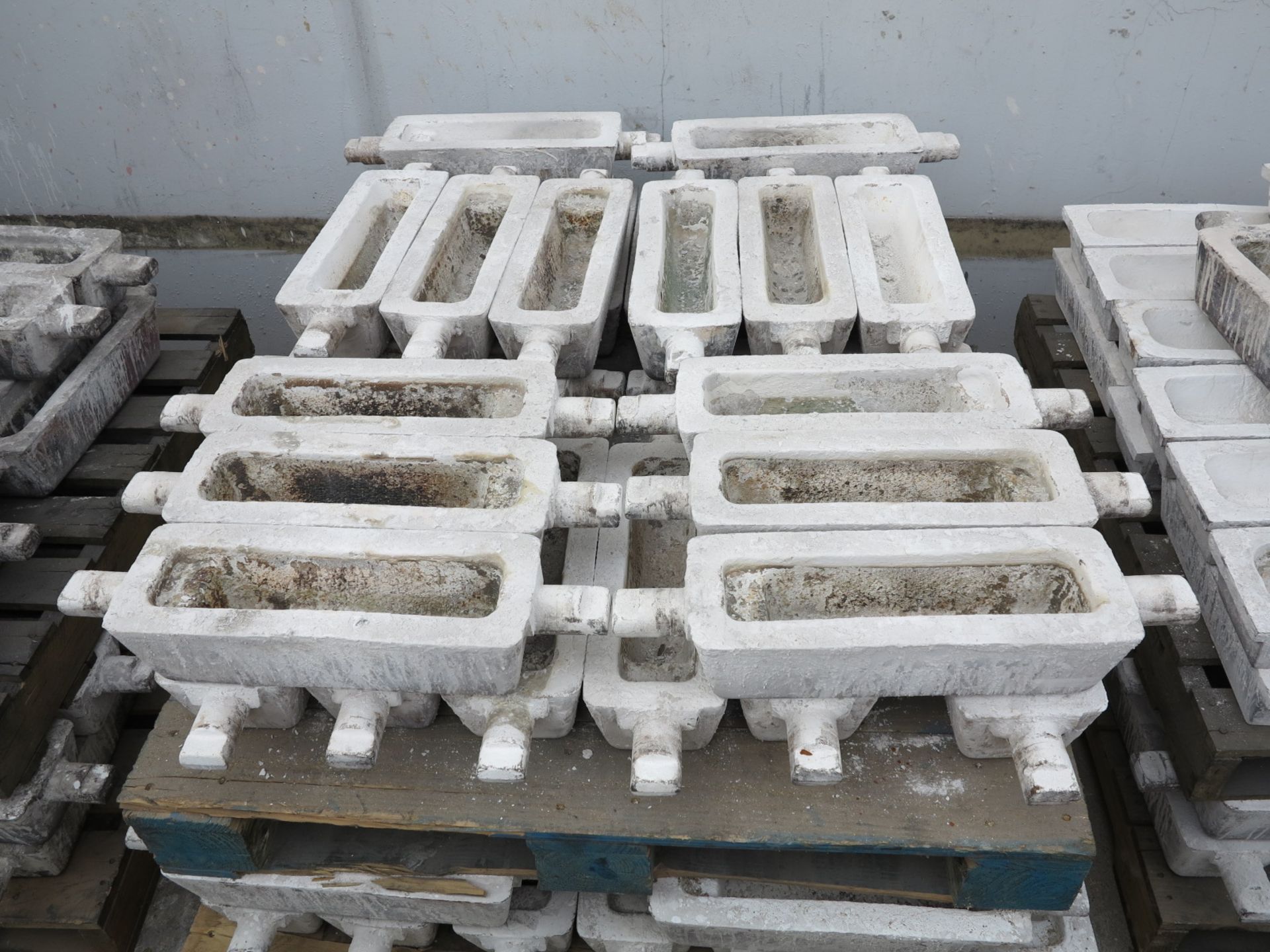 LOT - (4) PALLETS OF INGOT MOLDS AND (1) MOLD RACK - Image 5 of 6