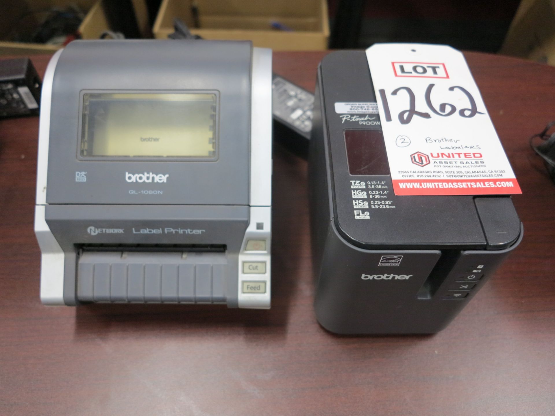 LOT - (2) BROTHER LABEL PRINTERS