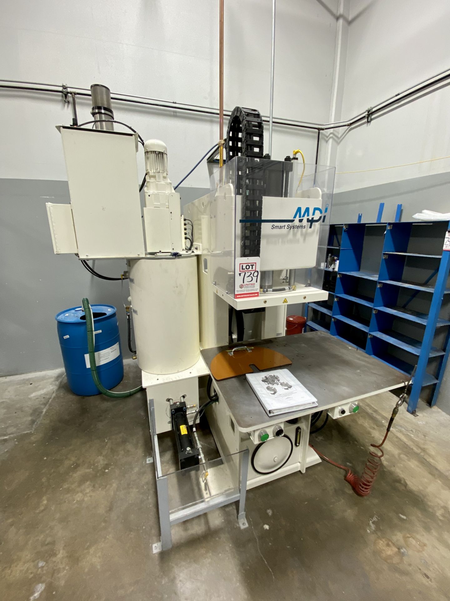 2018 MPI SYSTEMS SM 55-25-18 C FRAME WAX INJECTOR, 25 TON, MPR SMART CONTROLS II, 12" COLOR OPERATOR - Image 9 of 18