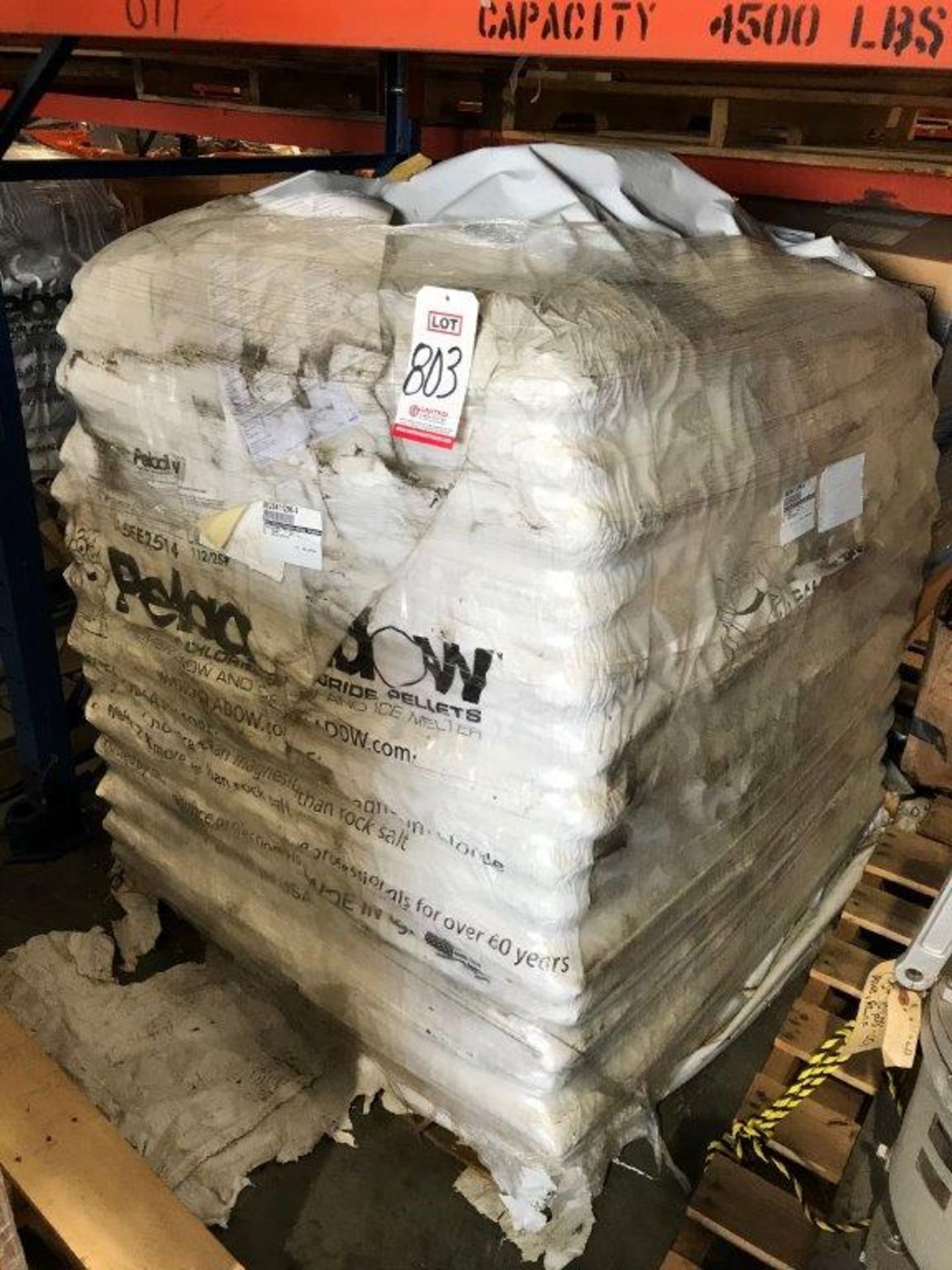 LOT - PALLET OF PELADOW PREMIER SNOW AND ICE MELTER CALCIUM