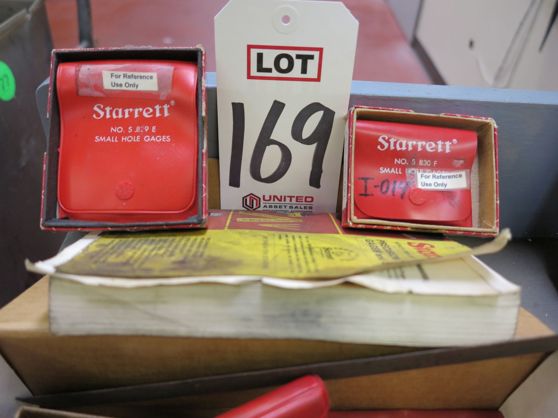 LOT - BOX OF MOSTLY STARRETT INSPECTION ITEMS