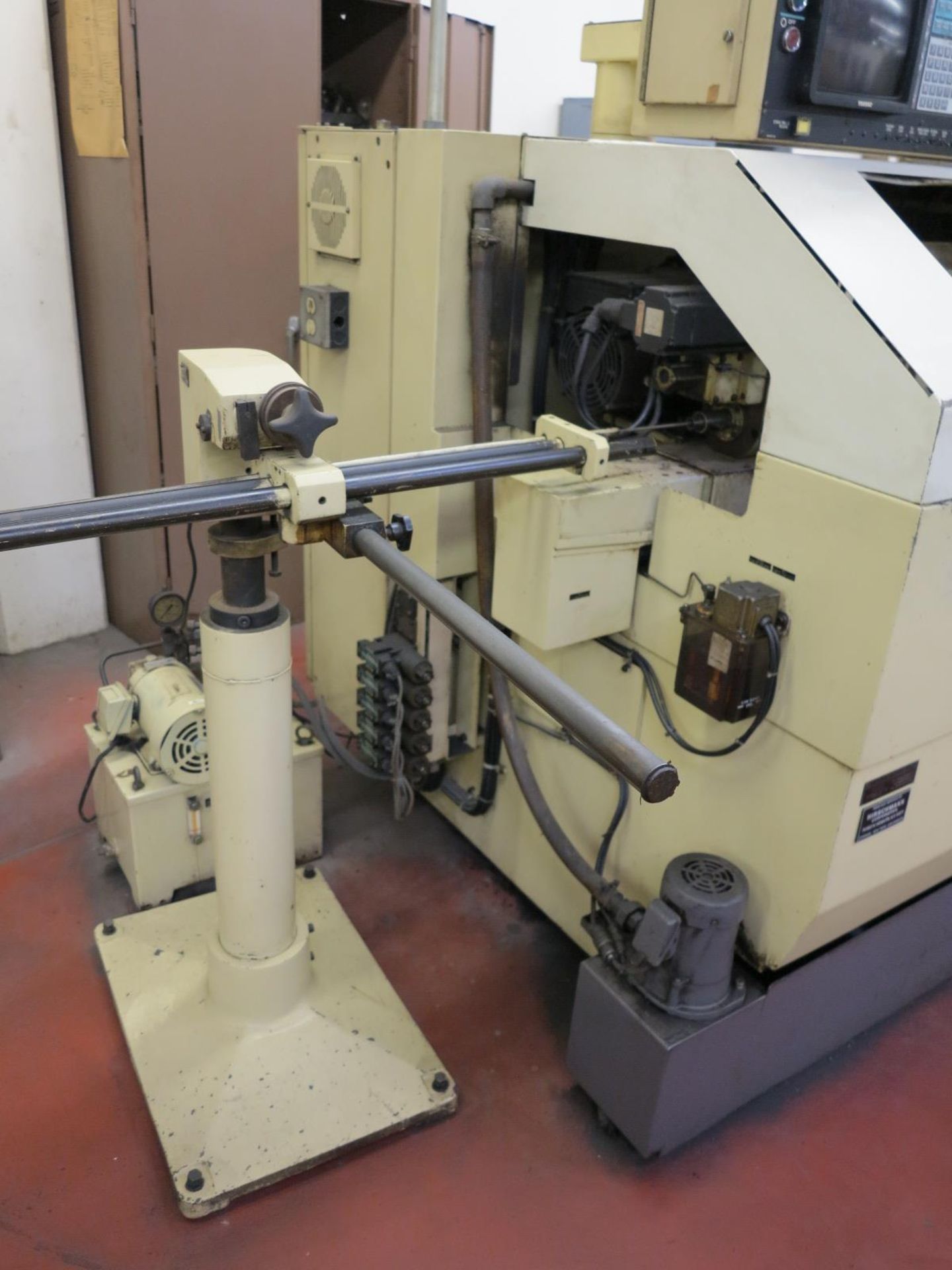 STAR KJR-16 SWISS TYPE LATHE, W/ YASNAC CNC CONTROL, BAR FEEDER, S/N 010268 - Image 3 of 5