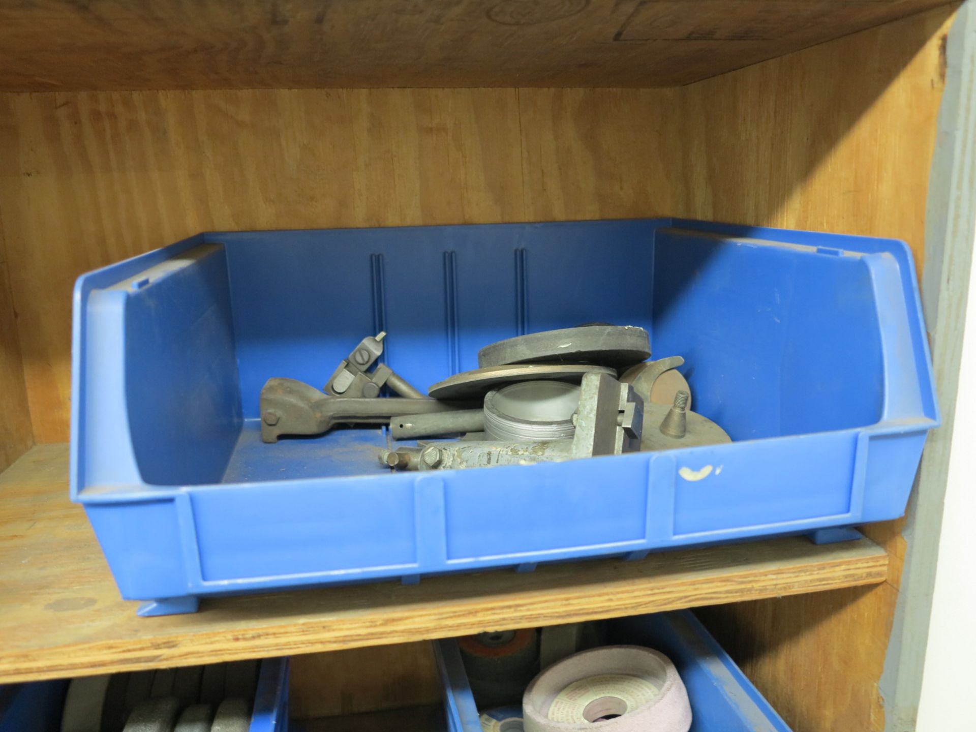 LOT - CONTENTS OF (5) SHELVES, TO INCLUDE: GRINDING WHEELS, CONES, ETC. - Image 5 of 5