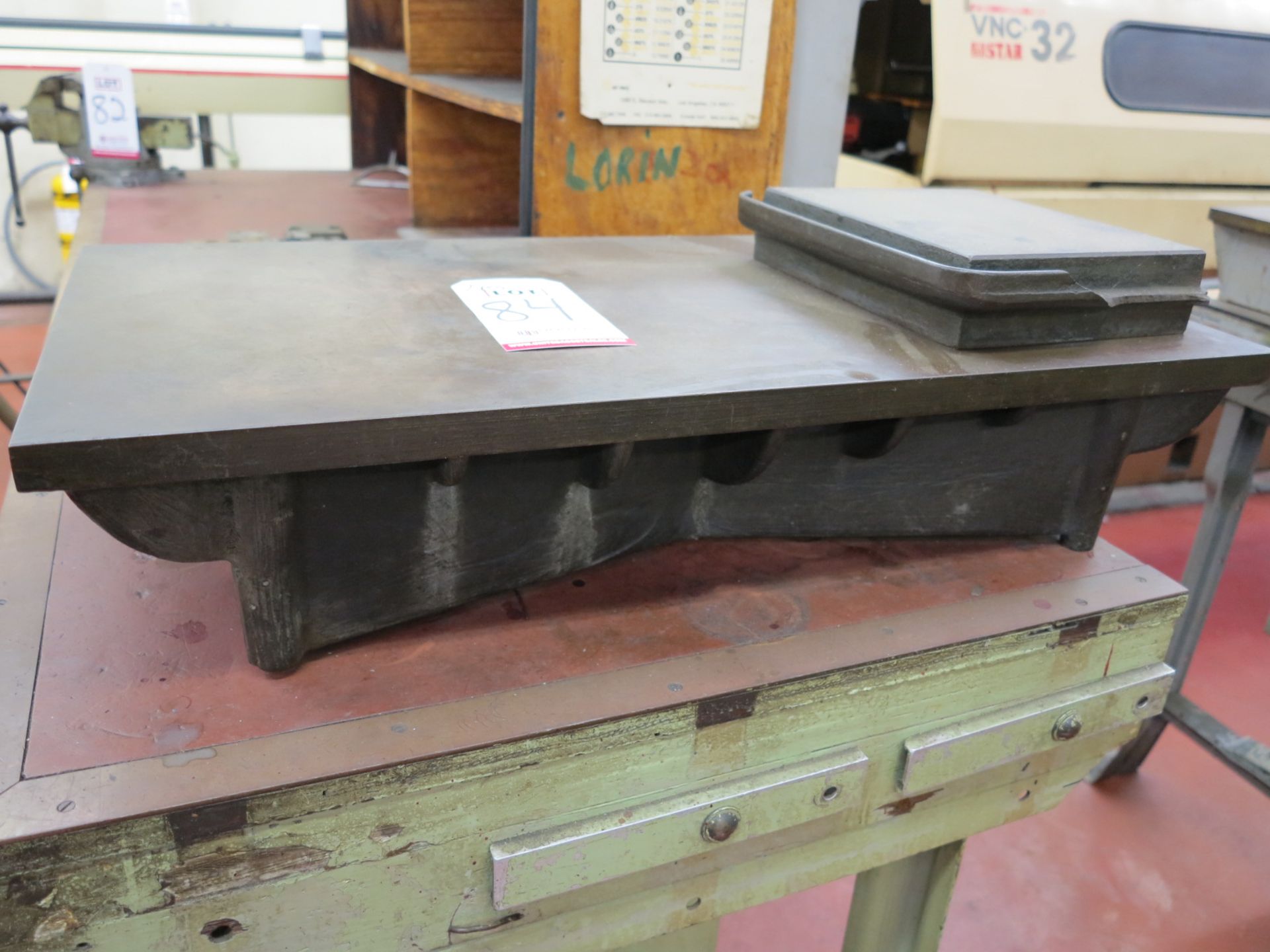 LOT - (2) STEEL SURFACE PLATES: 30-1/2" X 15-1/2" AND 10" X 8-1/2"