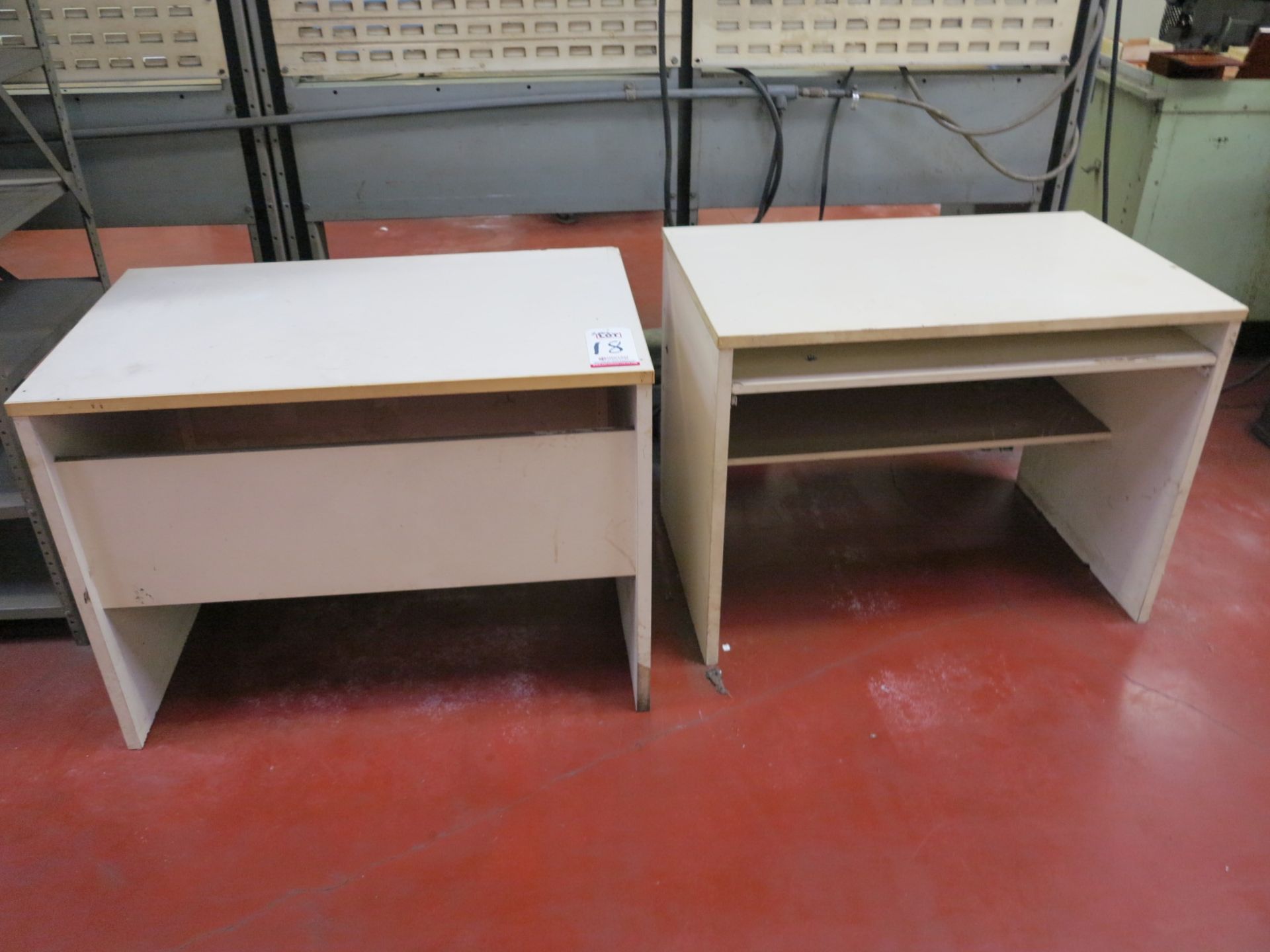 LOT - (2) WOOD TABLES