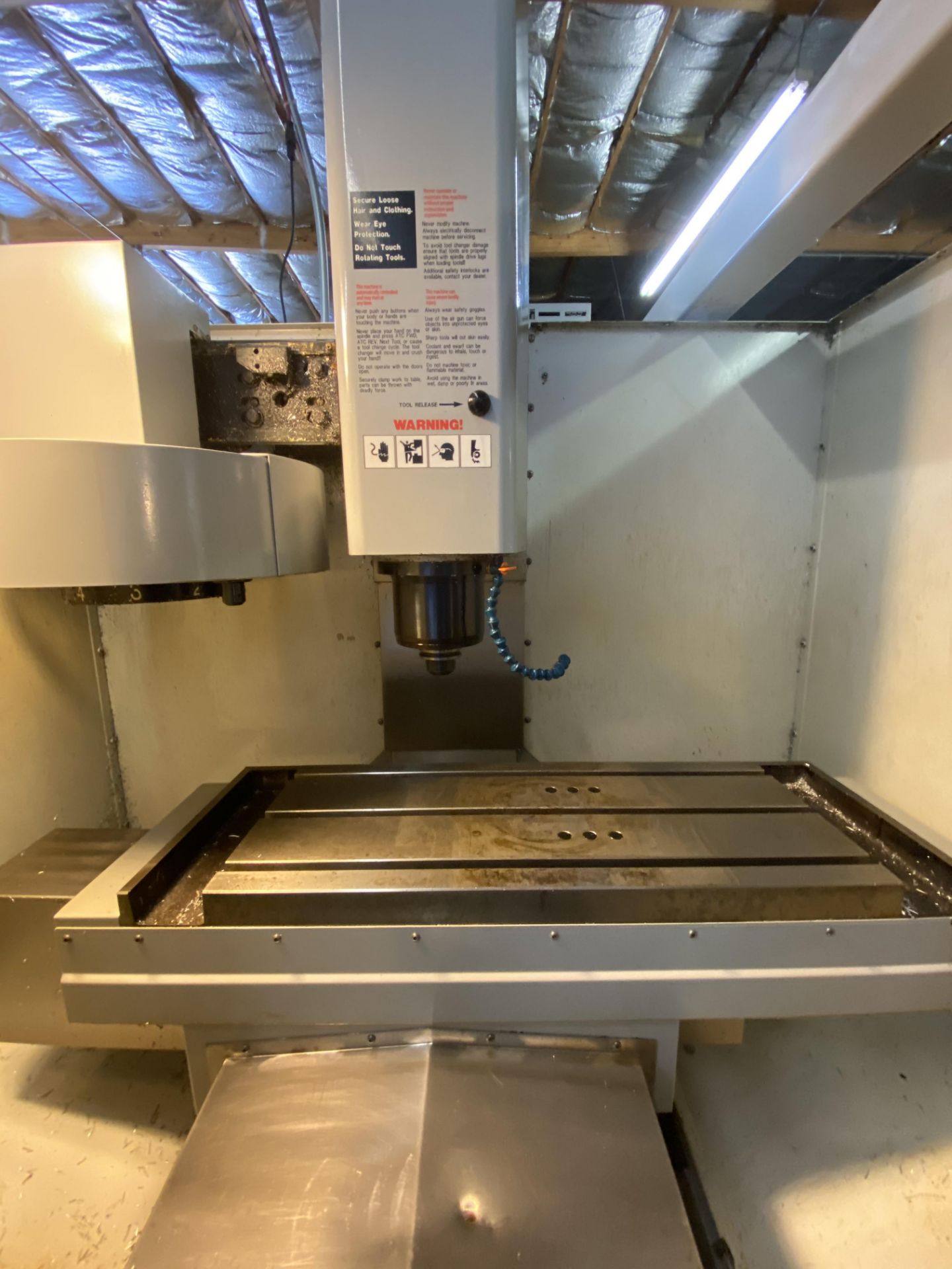 2004 HAAS MINI MILL CNC VERTICAL MILL, S/N 35025, 16" X, 12" Y, 10" Z, 36" X 12" TABLE, 10,000 RPM - Image 11 of 11