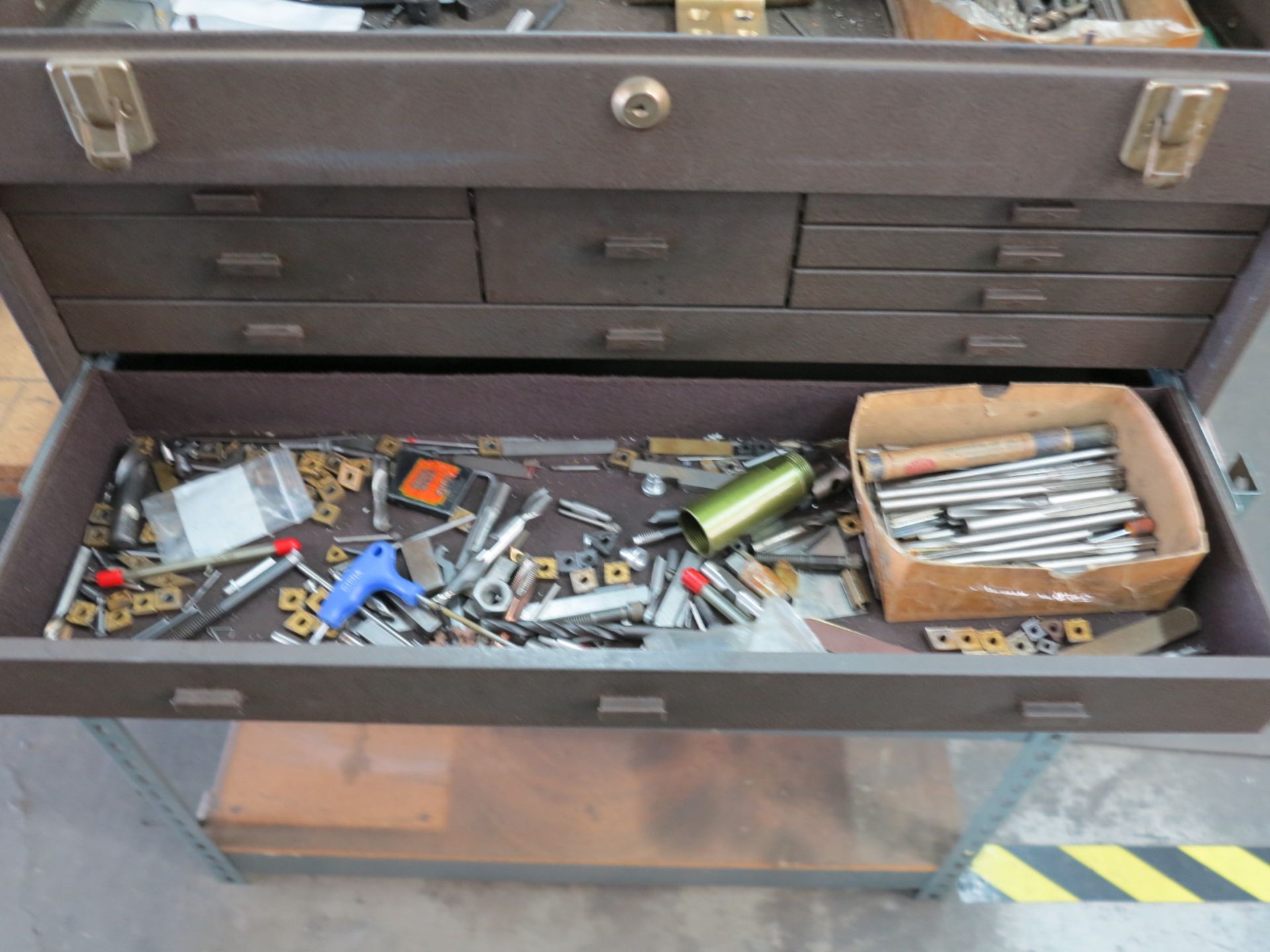 KENNEDY 8-DRAWER TOP BOX, W/ CONTENTS: LATHE TOOLING - Image 7 of 7