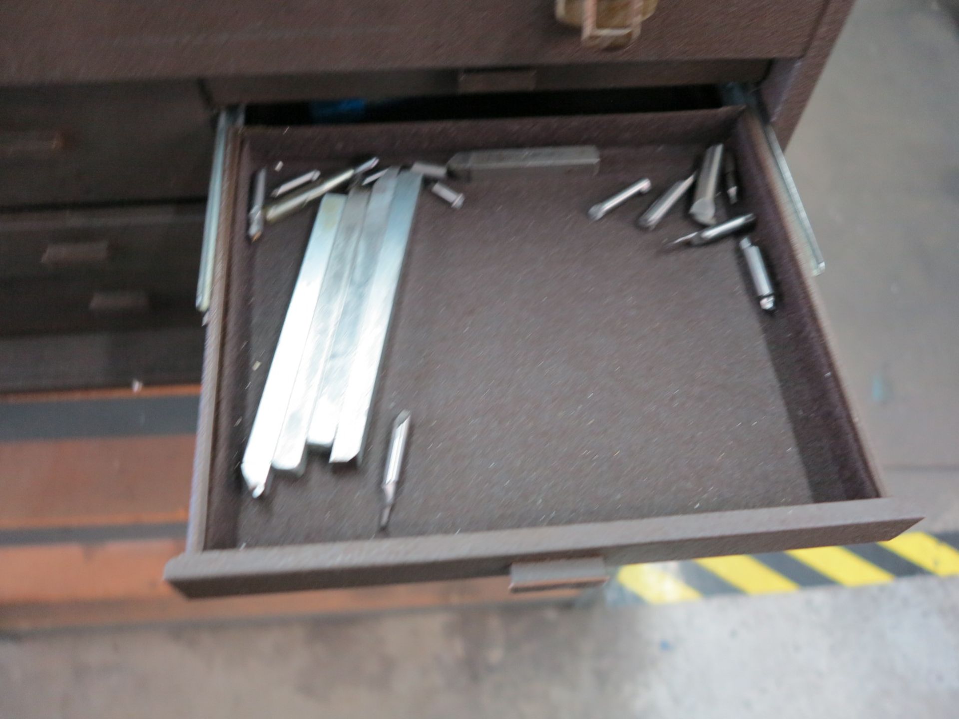 KENNEDY 8-DRAWER TOP BOX, W/ CONTENTS: LATHE TOOLING - Image 3 of 7