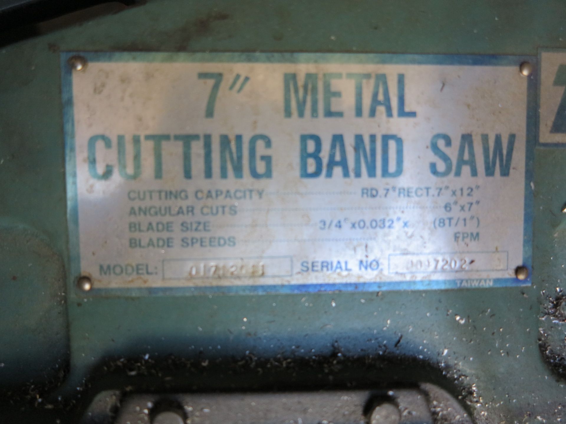 TURN-PRO 7" METAL CUTTING BAND SAW - Image 2 of 2