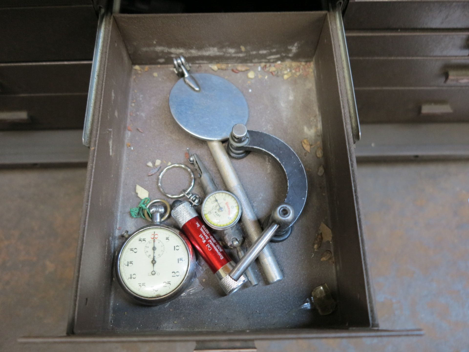 KENNEDY TOP BOX, FULL OF MACHINIST HAND TOOLS - Image 8 of 10