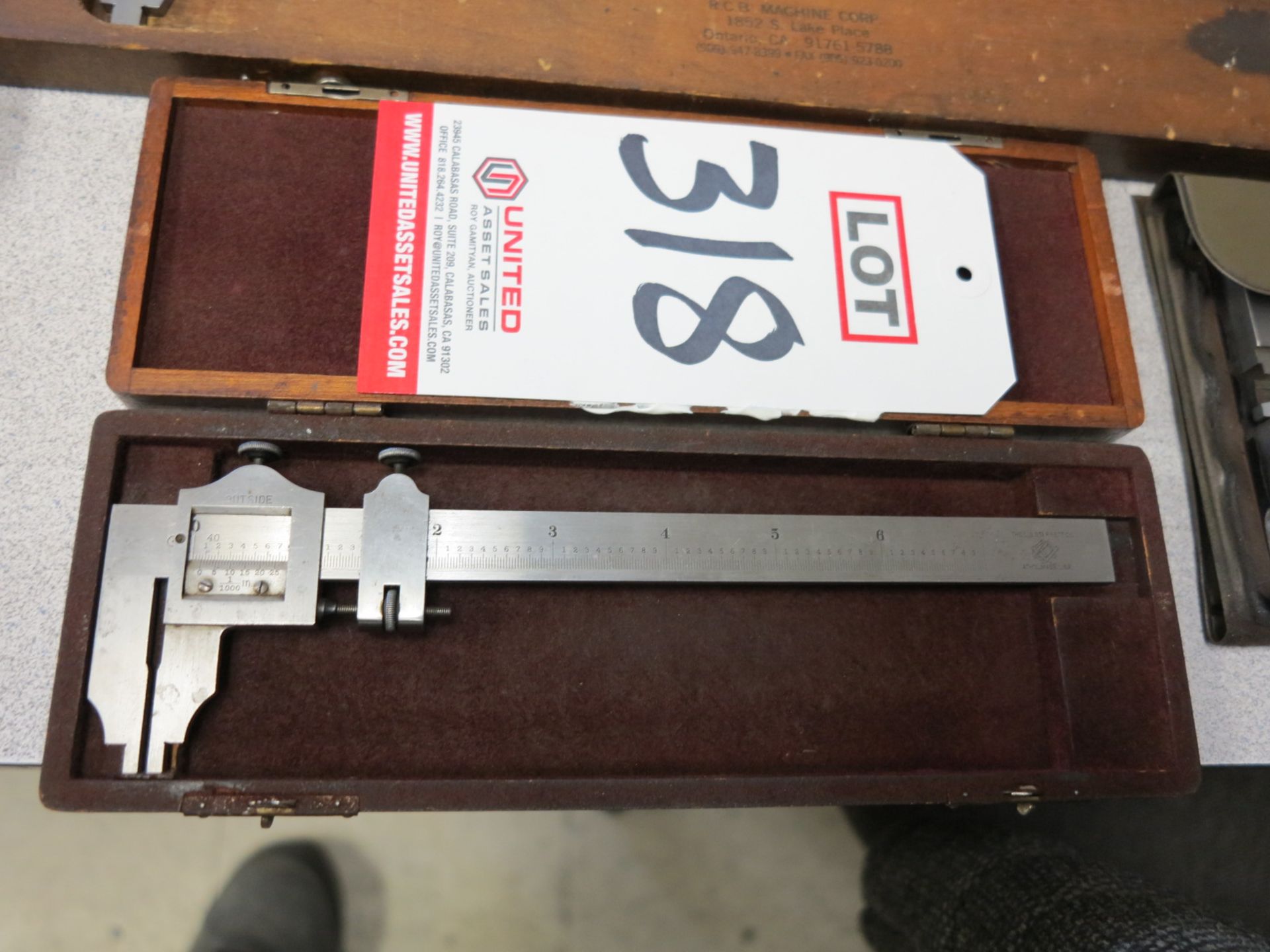 STARRETT 7" VERNIER CALIPER