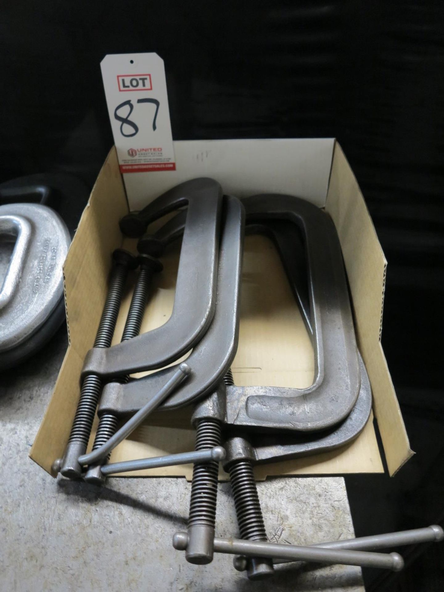 LOT - (4) C-CLAMPS