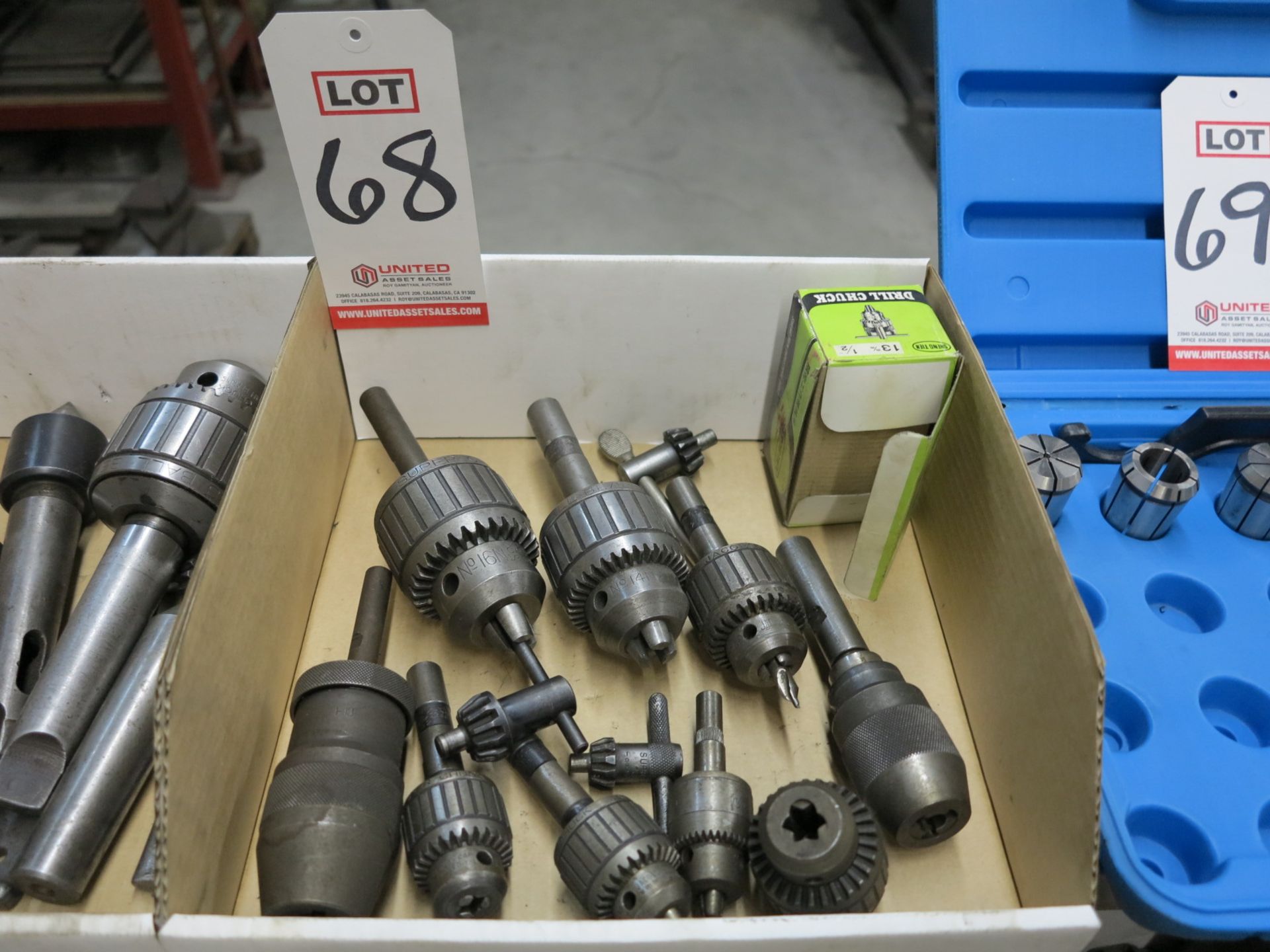 LOT - ASSORTED DRILL CHUCKS