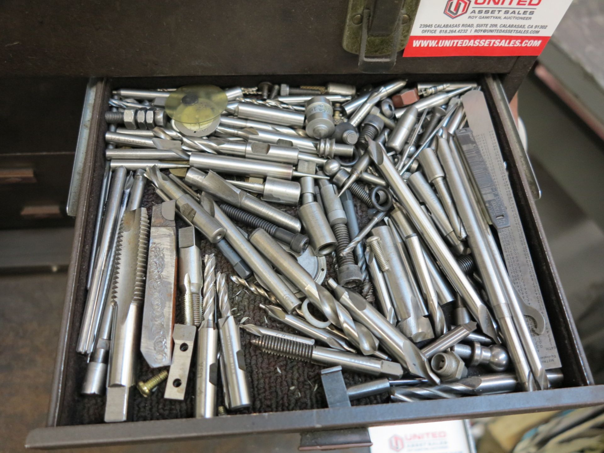 KENNEDY TOP BOX, FULL OF MACHINIST HAND TOOLS - Image 3 of 10