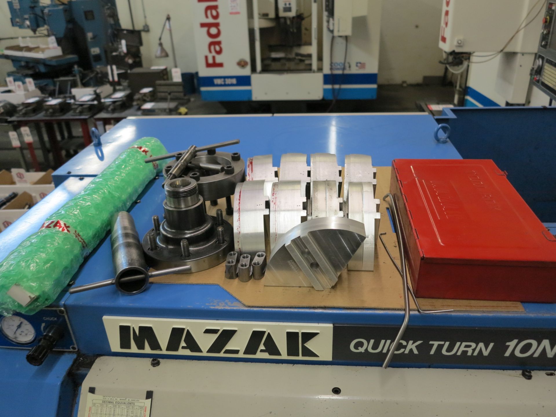 MAZAK QUICK TURN 10N CNC LATHE, MAZATROL CAM T-2 CNC CONTROL, S/N 64491 - Image 8 of 8