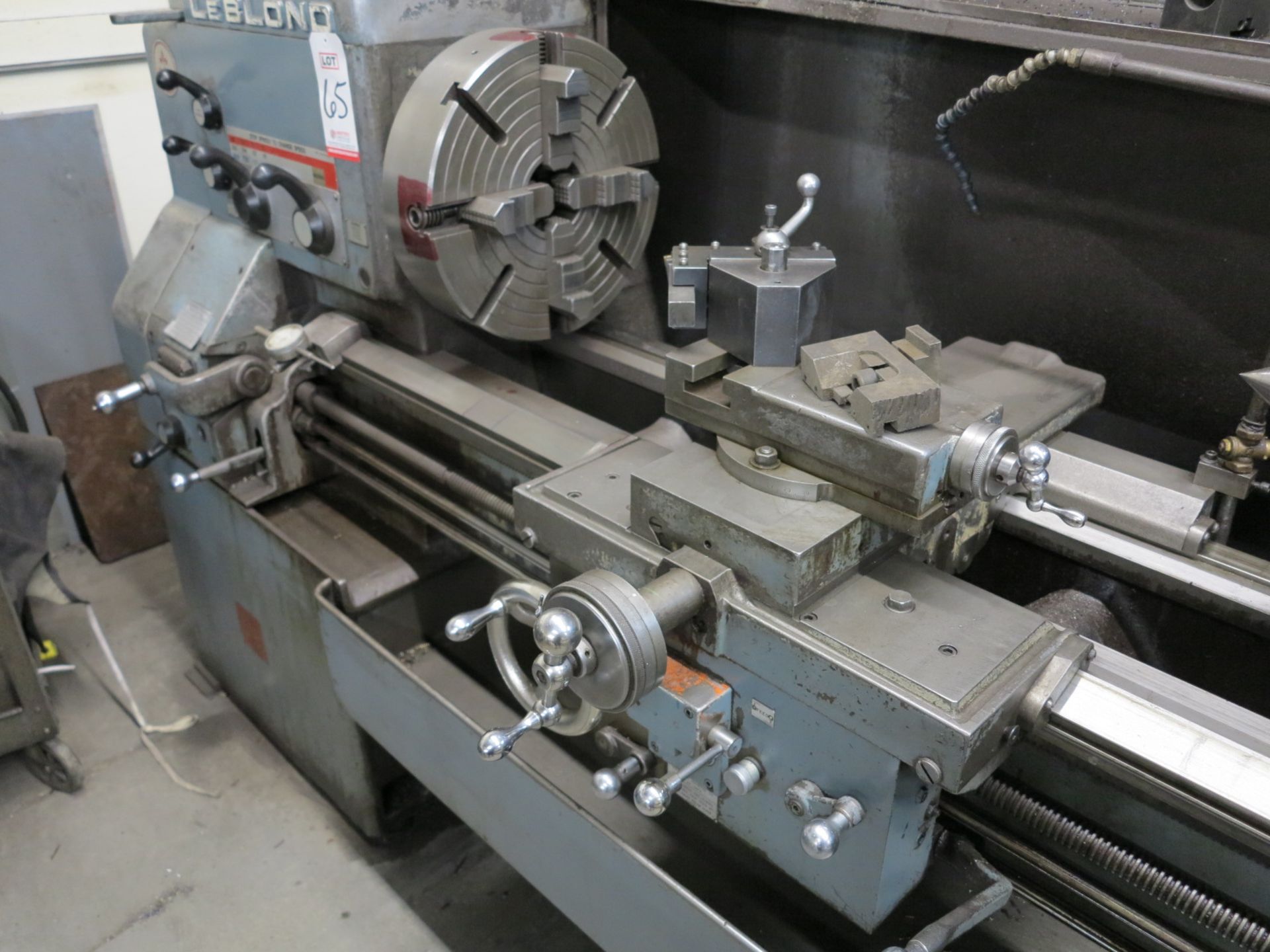 LEBLOND 15" X 60" ENGINE LATHE, 12" 3-JAW AND 16" 4-JAW CHUCKS - Image 5 of 6