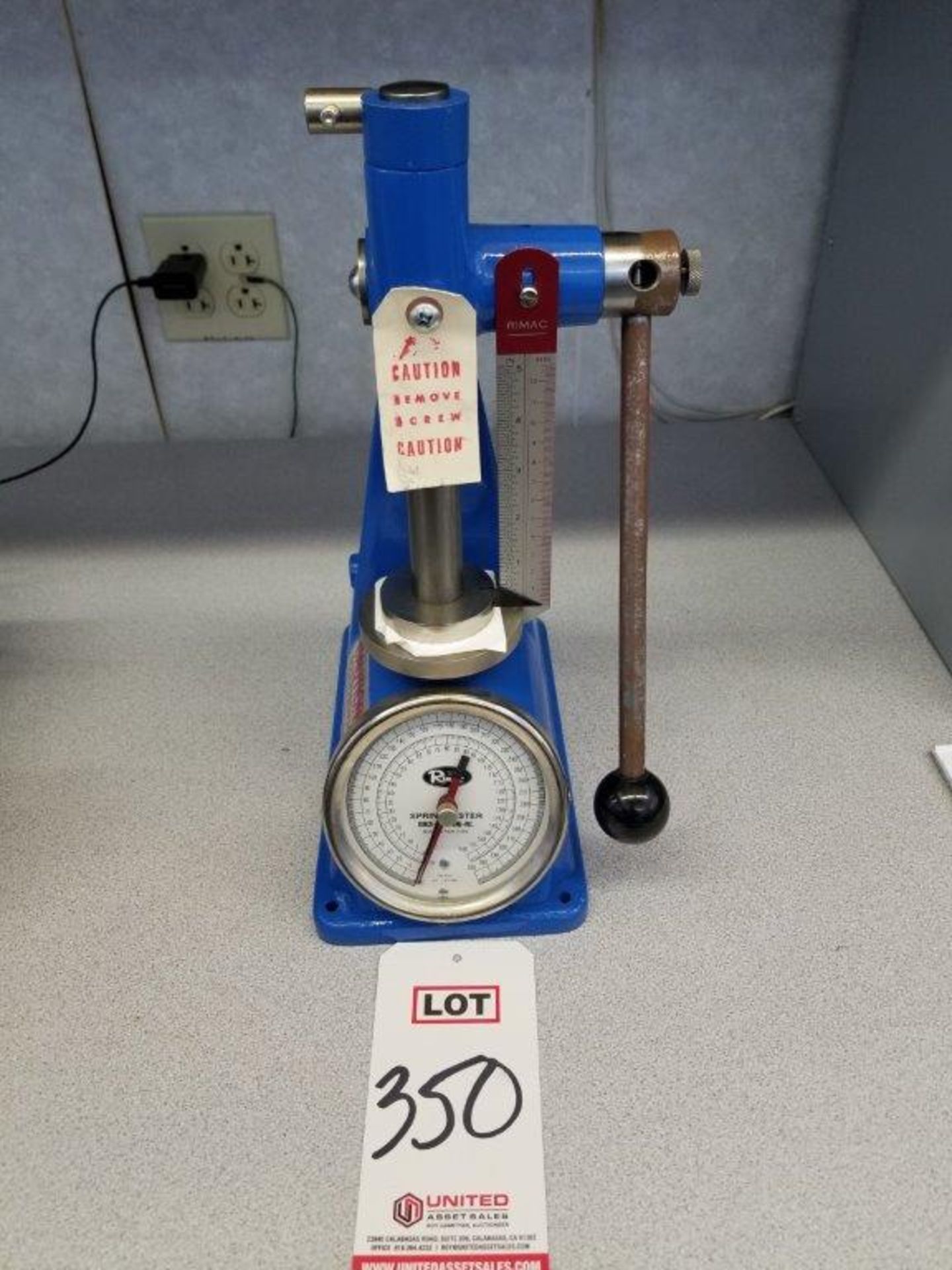 RIMAC TOOL VALVE SPRING TESTER (LOCATION: M&TE LAB)